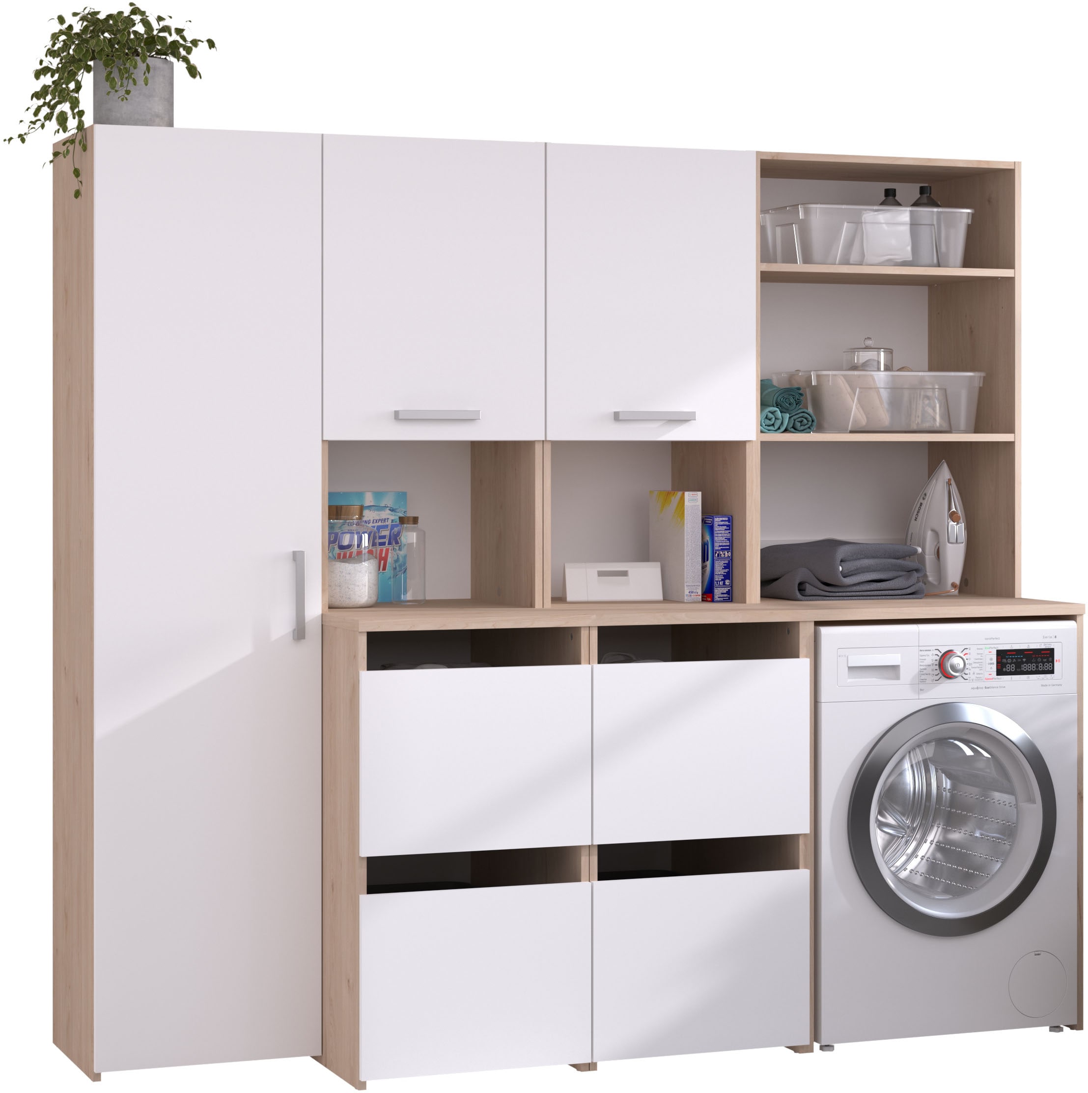 Parisot Mehrzweckschrank-Set "Laundry 3" Set, 3 Stk. tlg. günstig online kaufen