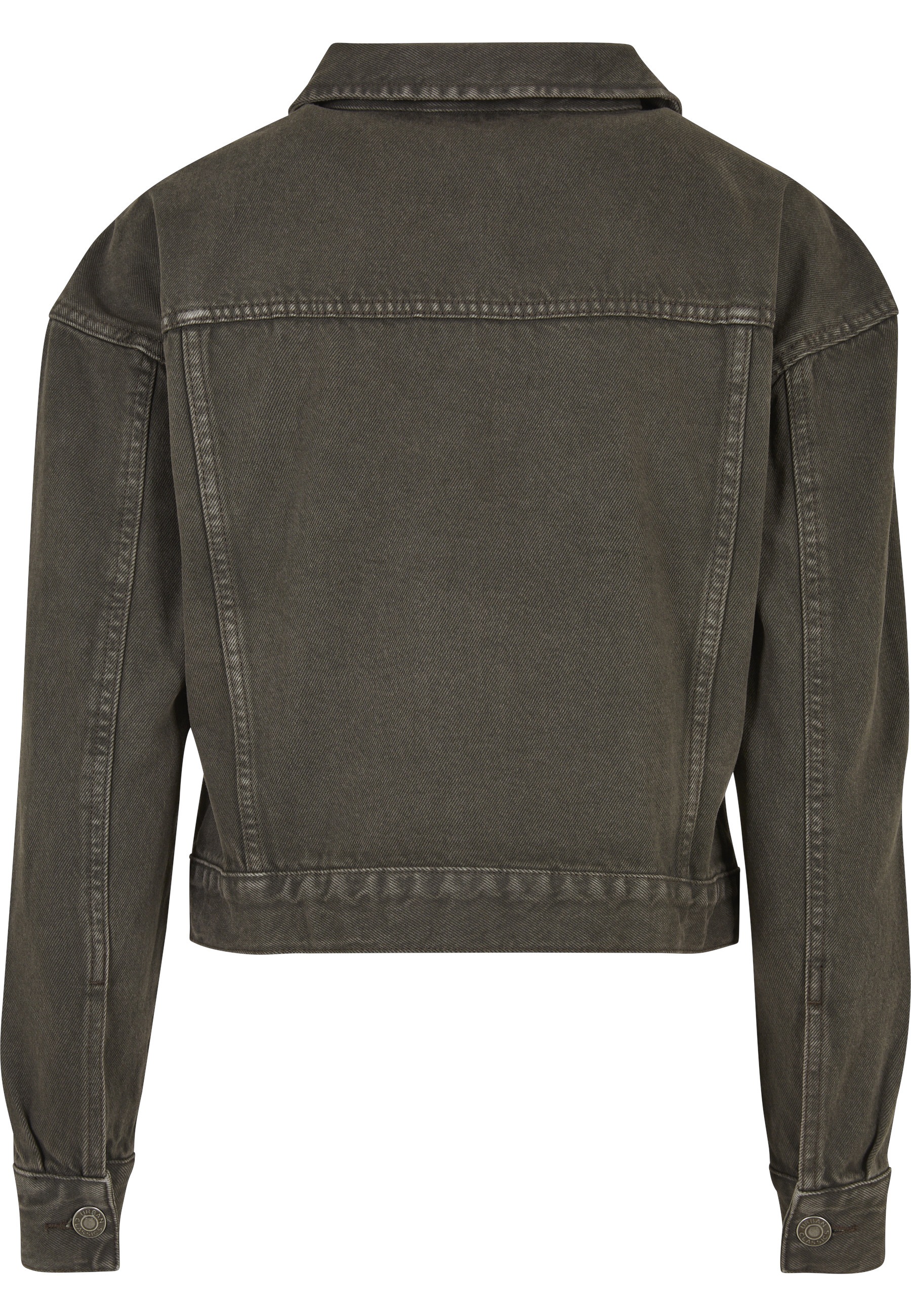 URBAN CLASSICS Jeansjacke »Urban Classics Damen Ladies Oversized Colored Denim Jacket« 1 Stk. tlg. ohne Kapuze