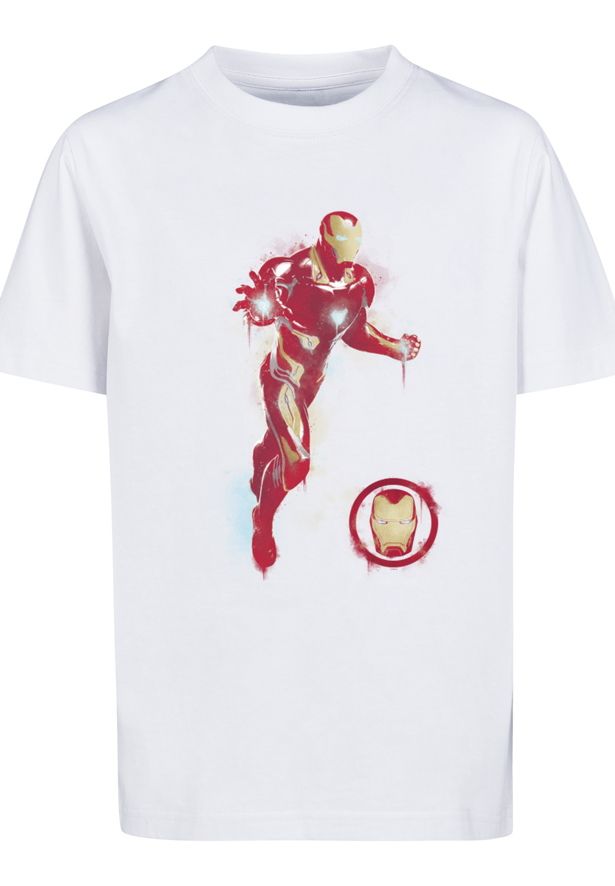 F4NT4STIC T-Shirt »Marvel Avengers Endgame Painted Iron Man«, Unisex Kinder,Premium Merch,Jungen,Mädchen,Logo Print