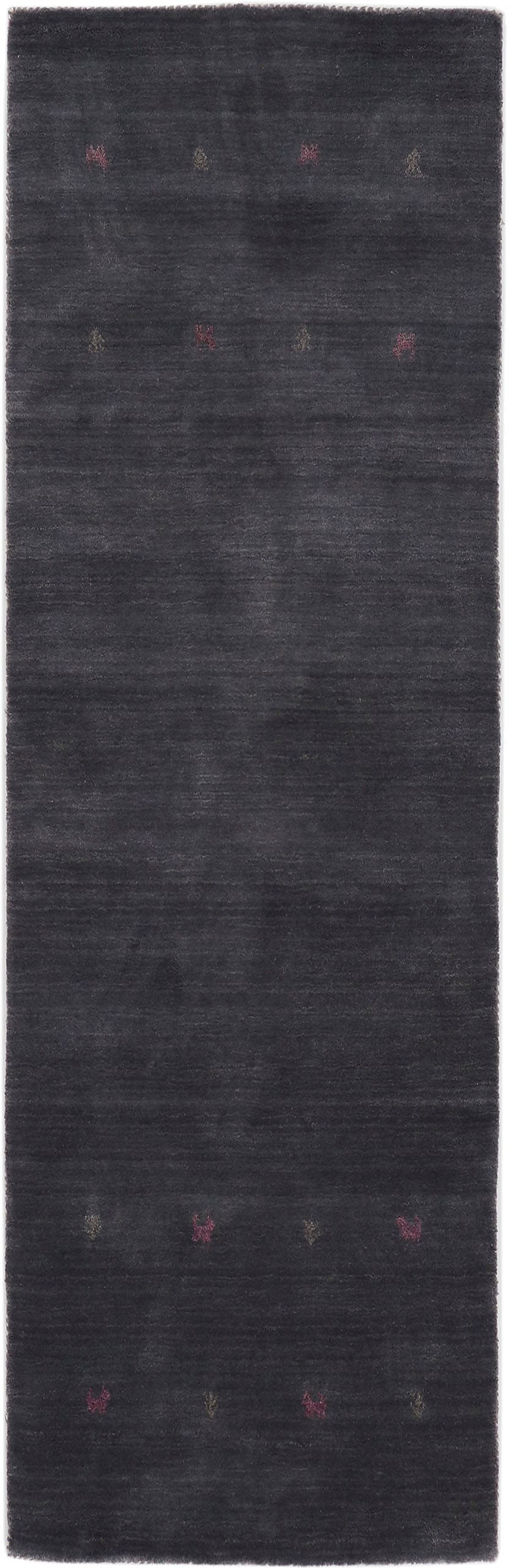 carpetfine "Gabbeh Uni, auch als Läufer und Rund erhältlich" rechteckig 15 mm Höhe reine Wolle, handgewebt, Gabbeh Loom Tiermotiv, große Farbauswahl