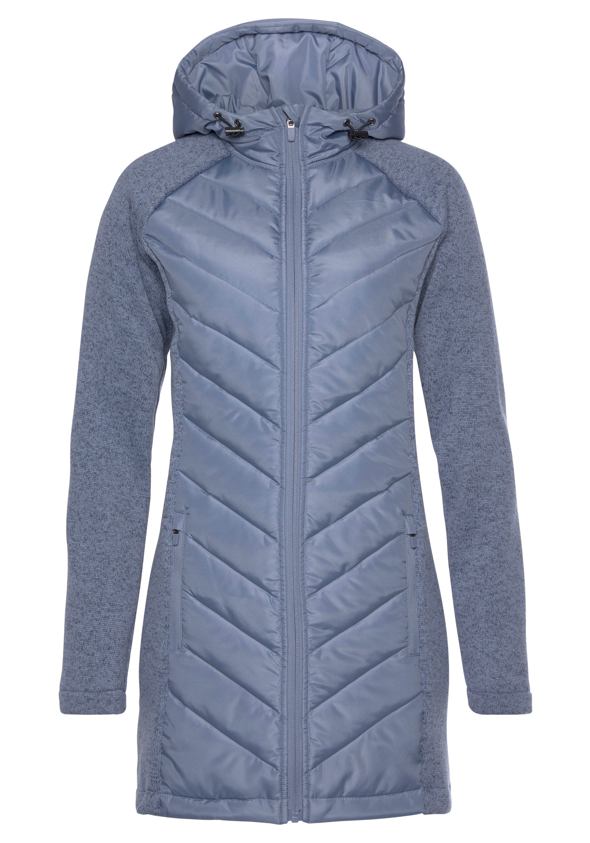 Vivance Steppjacke mit Strickfleece-Ärmeln günstig online kaufen