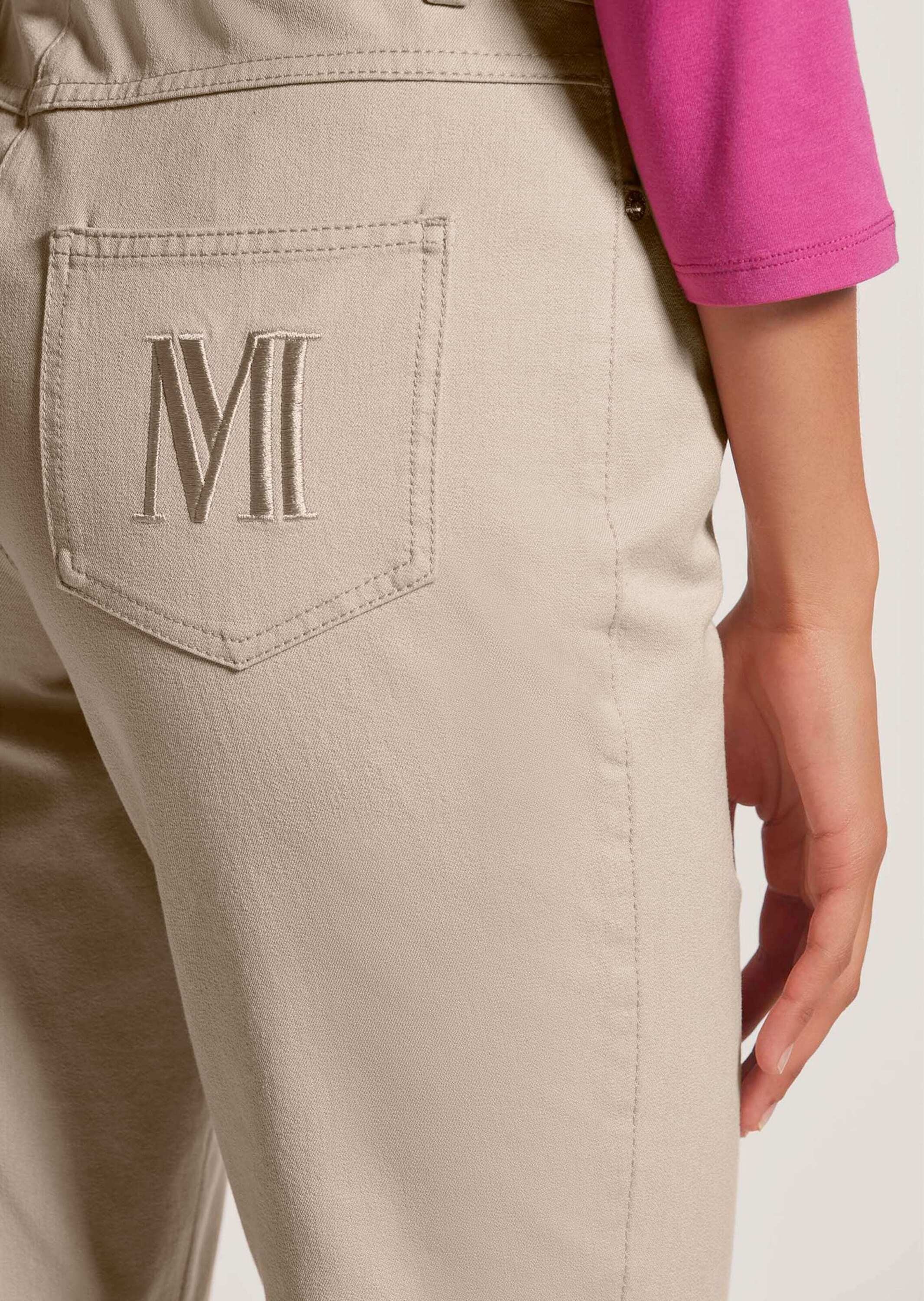 MADELEINE Regular-fit-Jeans »Jeans M-Jeans in gerader Form mit Logo-Stickerei«