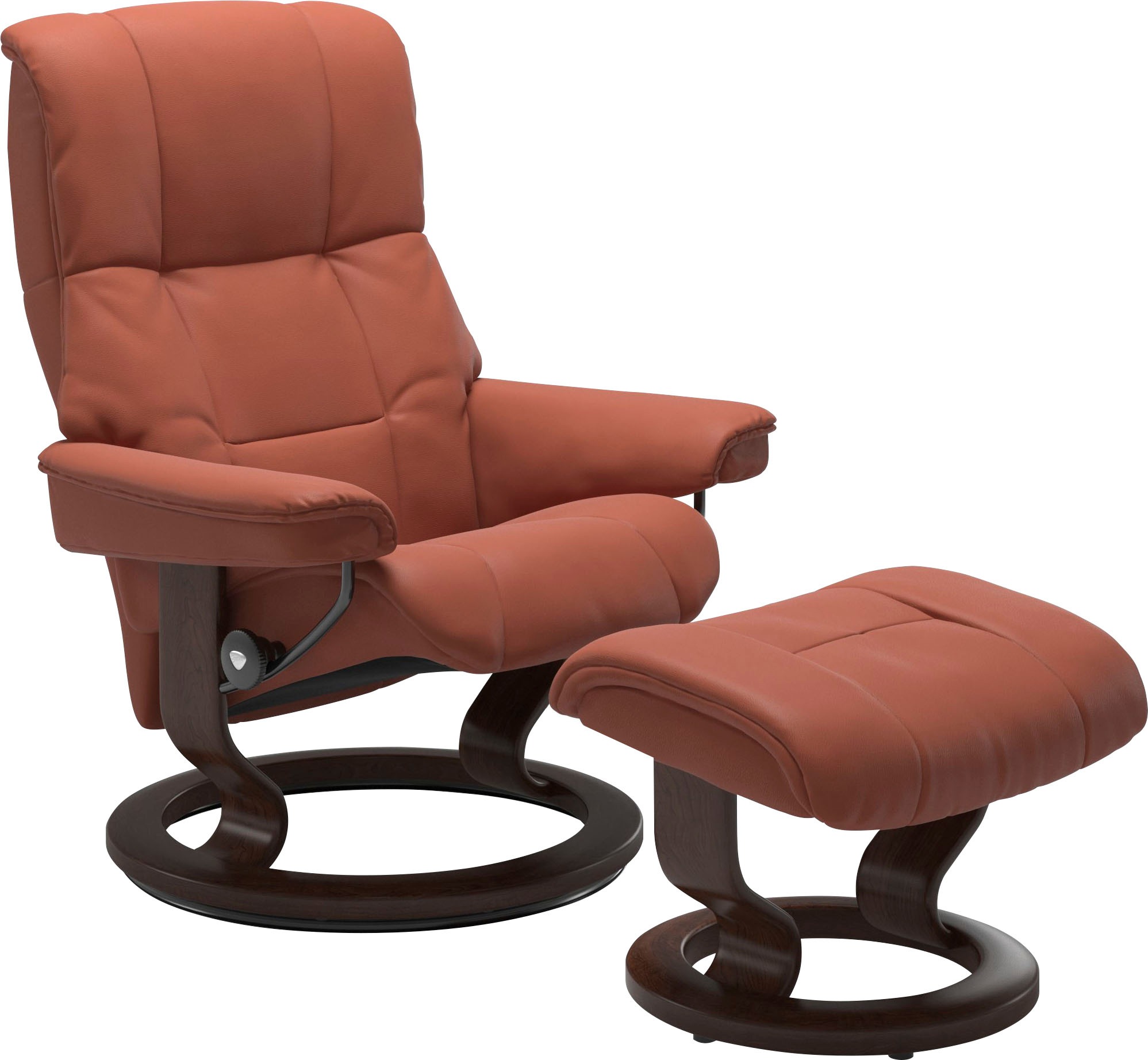 Stressless "Mayfair" Relaxsessel mit Hocker, mit Classic Base, Gestell Braun