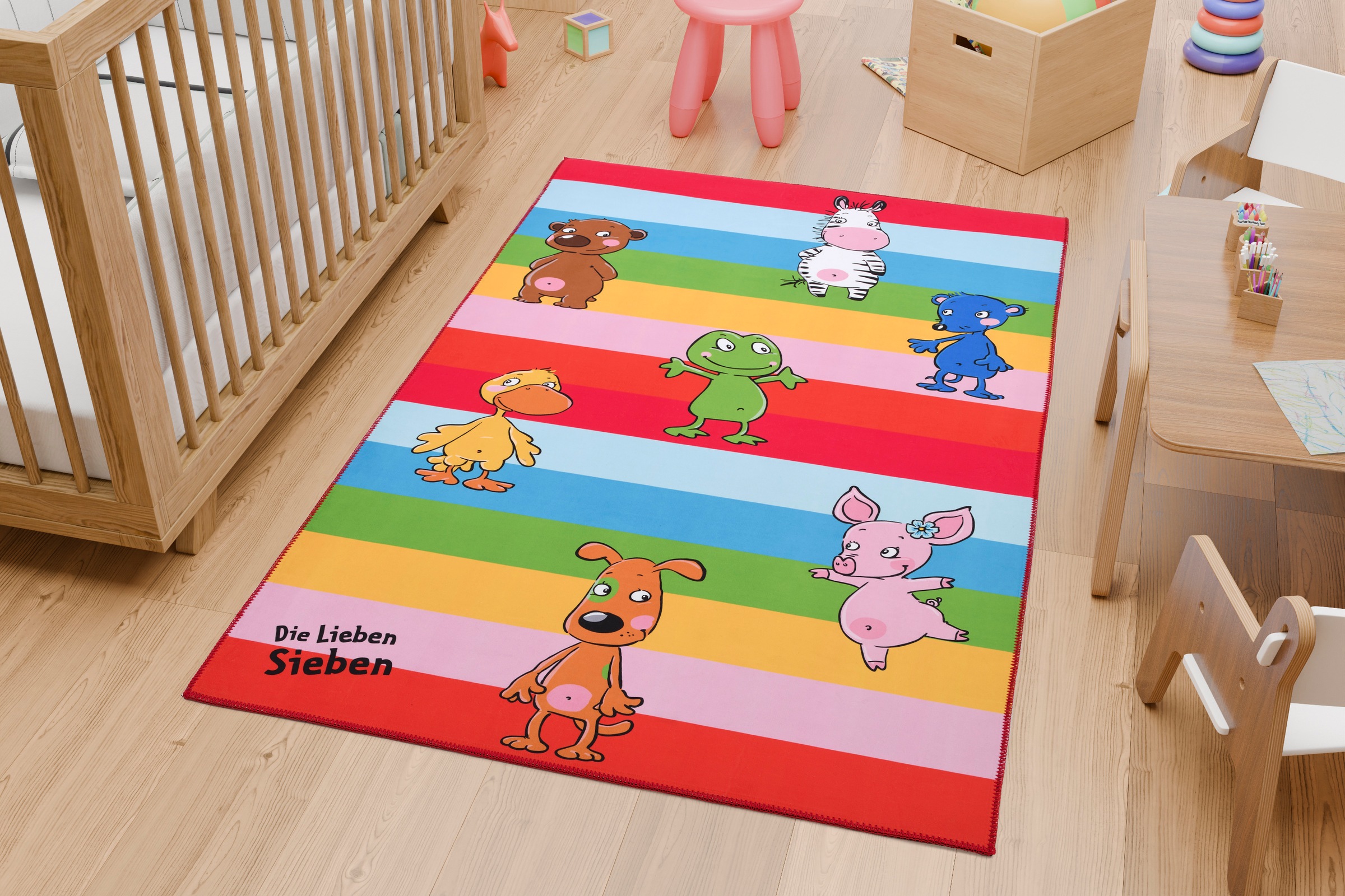 Die Lieben Sieben Kinderteppich »LS-230« rechteckig 6 mm...