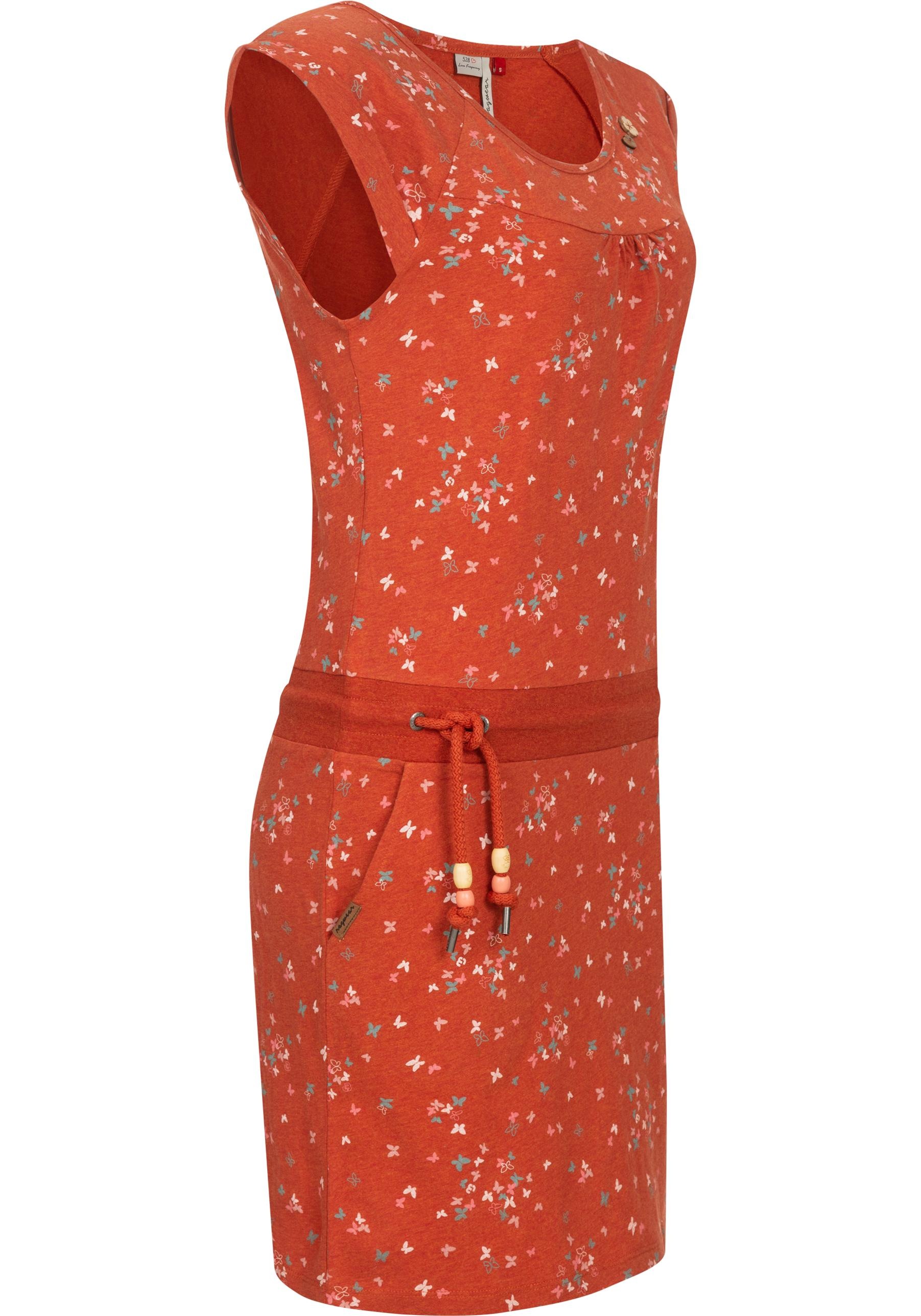 Ragwear Sommerkleid »Penelope«, leichtes Baumwoll Kleid mit Print