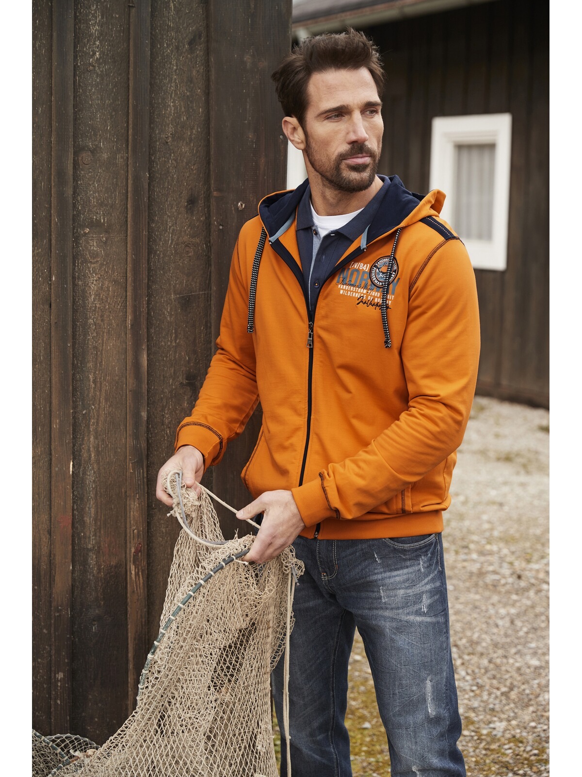Jan Vanderstorm Kapuzensweatjacke »Sweatjacke RENKO«