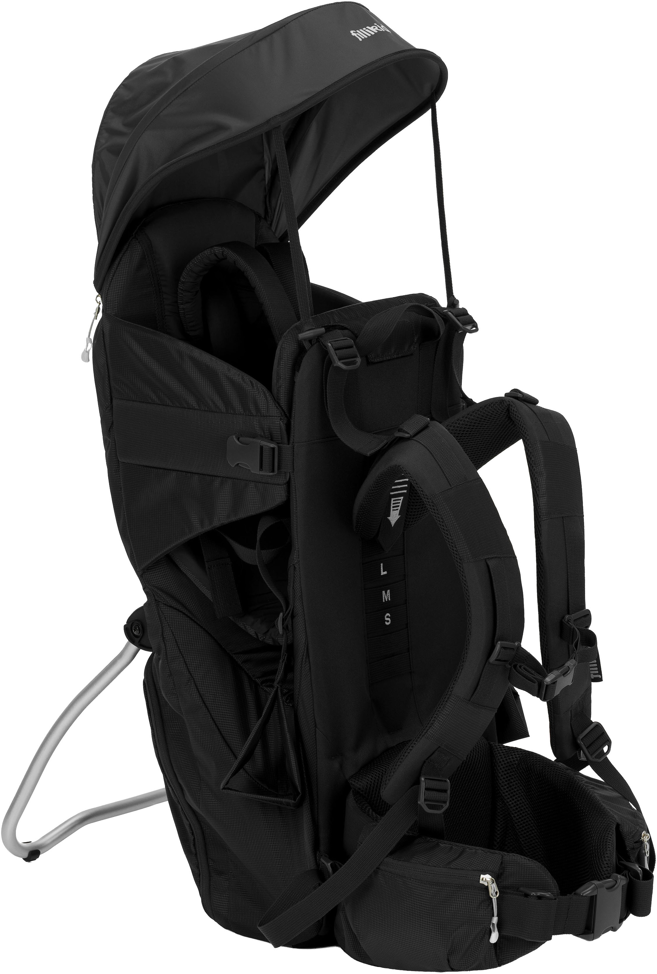 FILLIKID Baby Rückentrage "Trekking", schwarz, Polyester, Babytragen