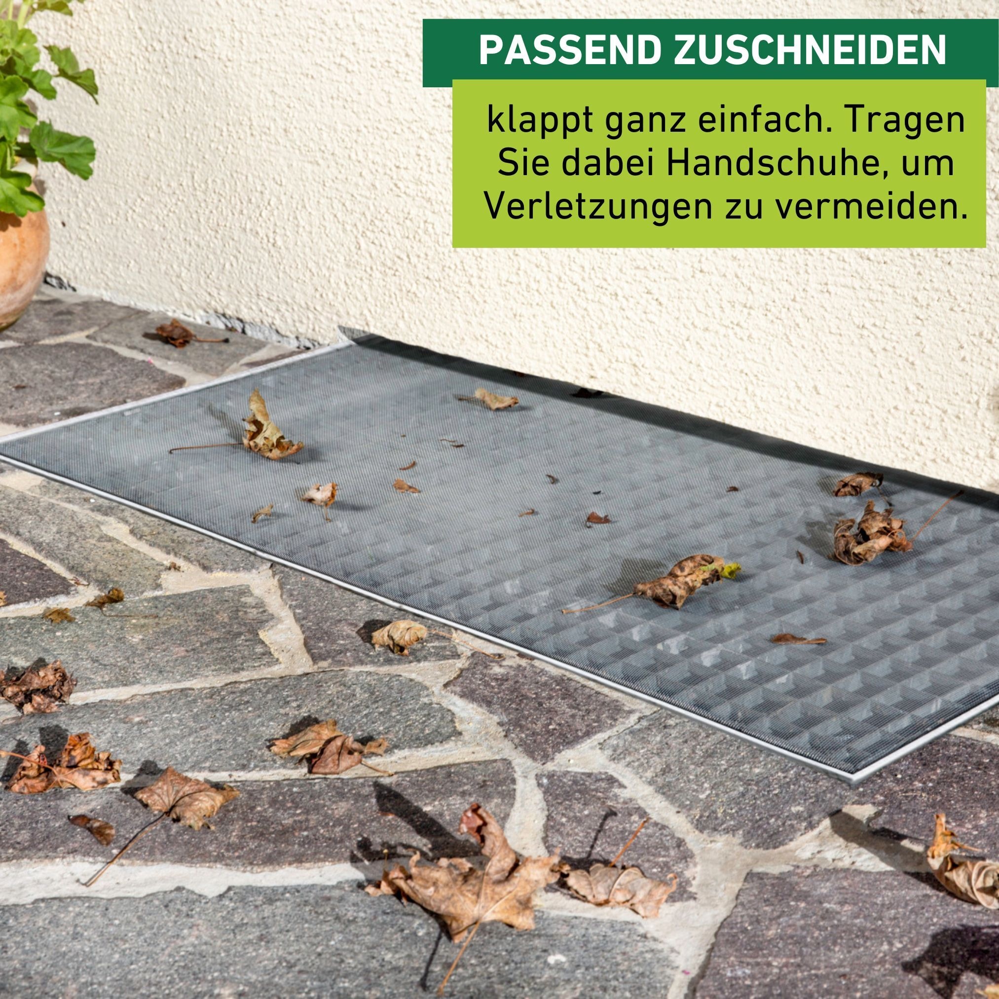 Windhager Lichtschachtabdeckung »zuverlässiger Schutz vor Laub, Ungeziefer, Kellerschacht Schutzgitter« 1 Stk. tlg. individuell kürzbar, erhältlich in Alu-, Edelstahl-, Fiberglasgewebe