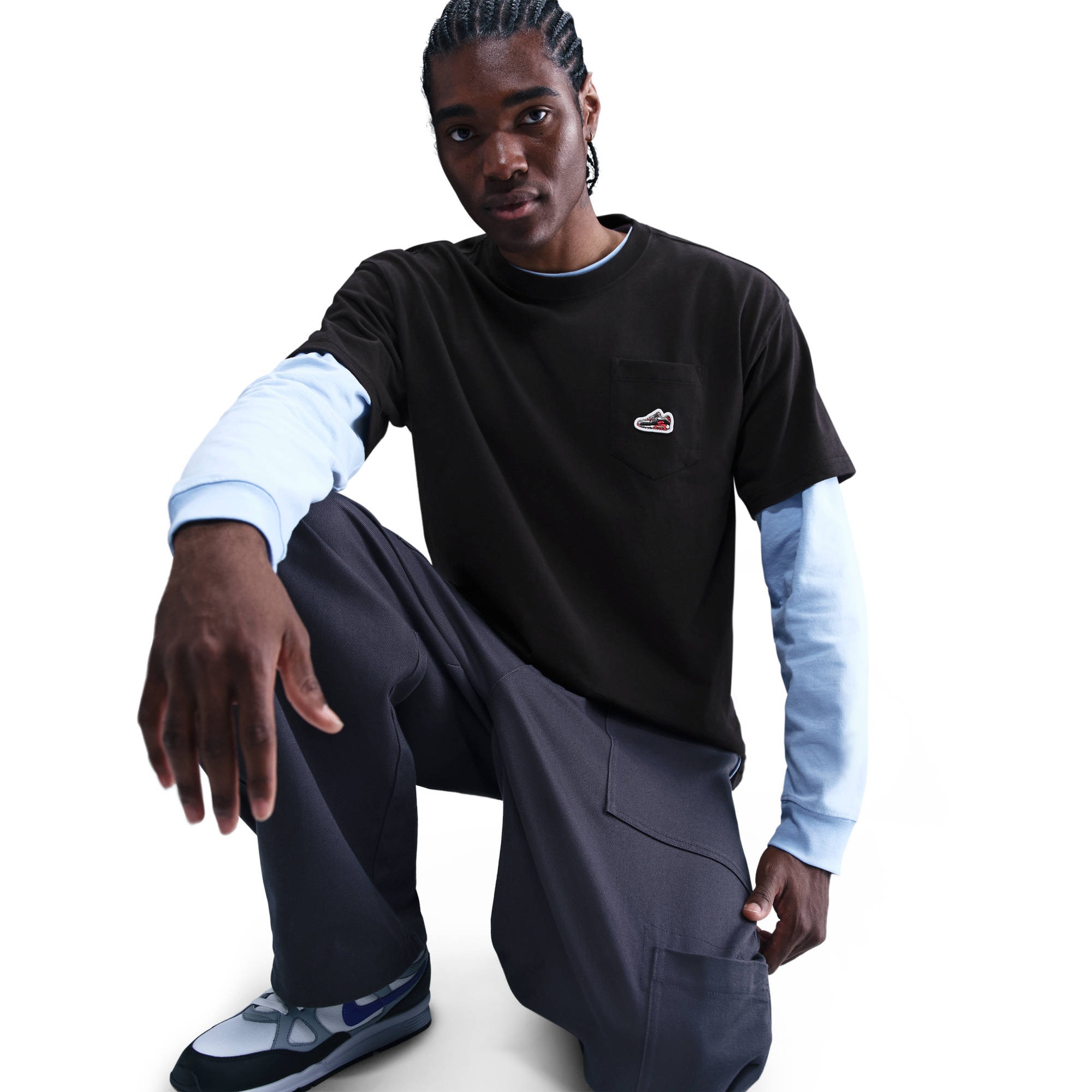 Nike Langarmshirt "M NSW TEE ACCS PATCH CNCT FA25" Langarm, sportlicher Sti günstig online kaufen