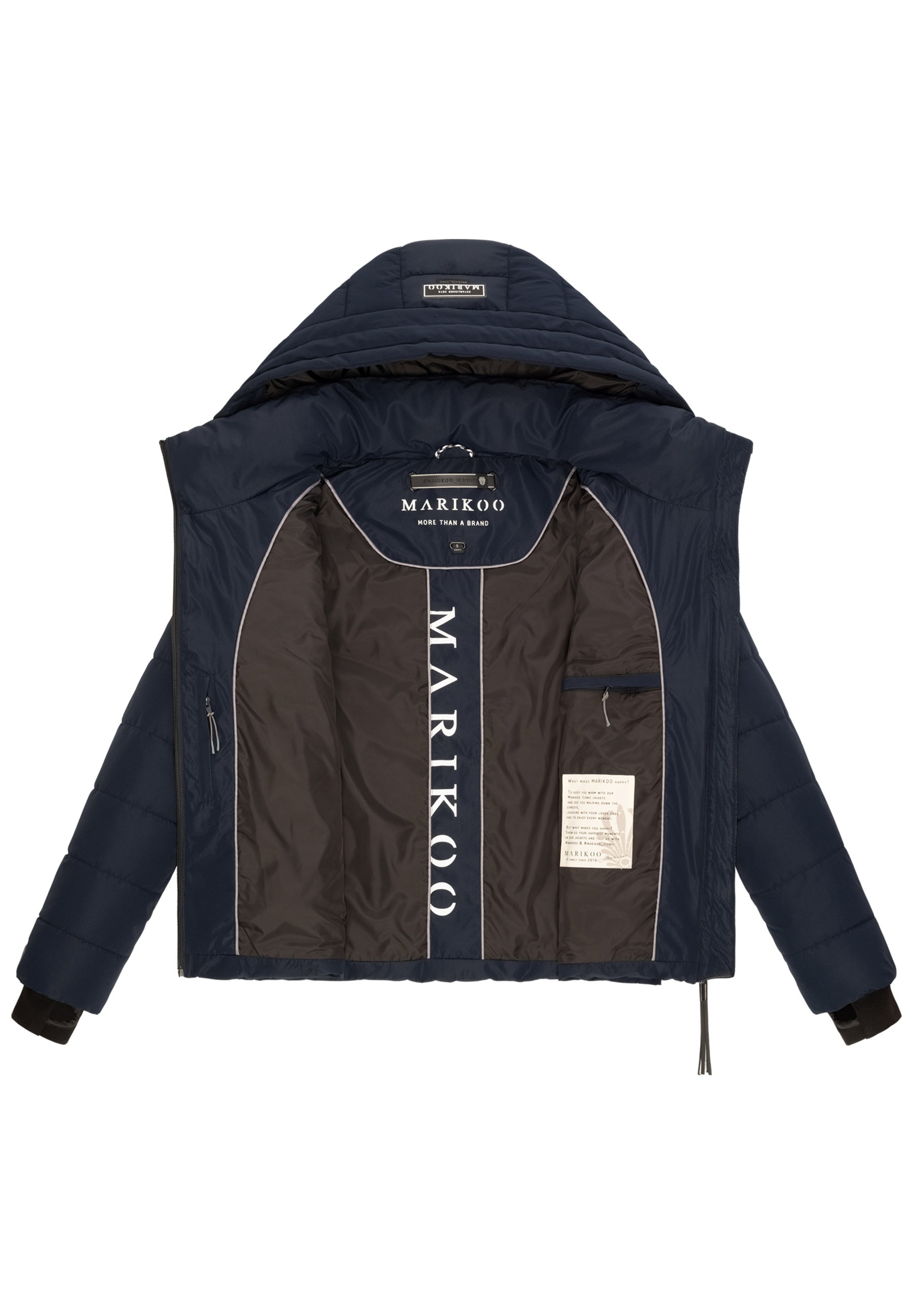 Marikoo Winterjacke »Samuiaa XVI«, mit Kapuze