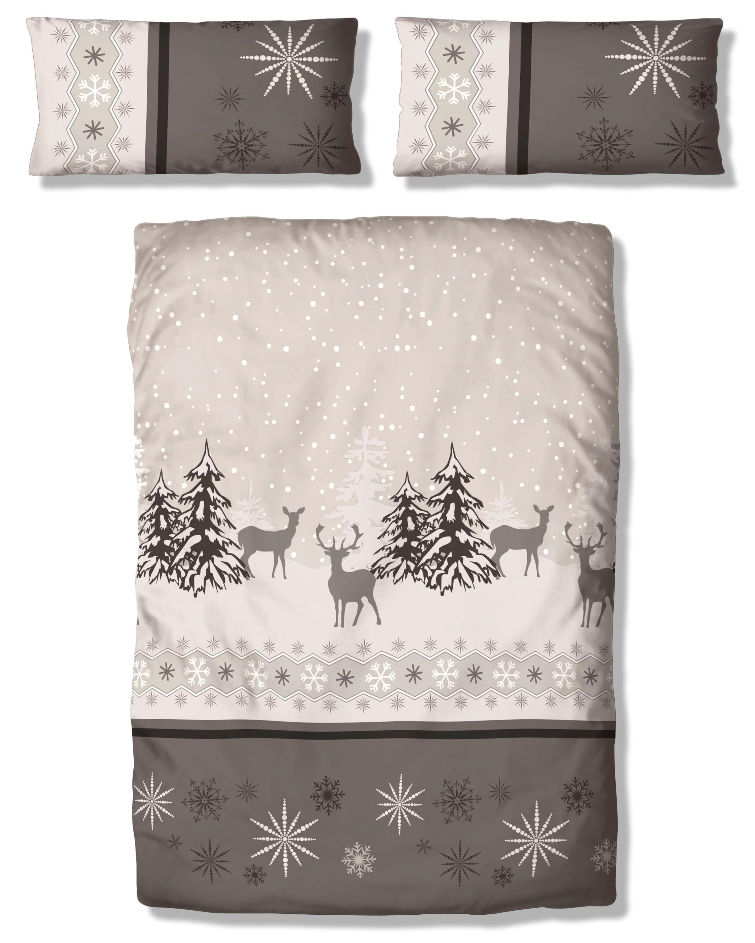 (wärmend), STANDARD (kühlend) Weihnachtsdesign, Bettwäsche home + Cotton »Venua zertifiziert«, in Biber 100 tlg.) OEKO-TEX® (2 + my Linon by nachhaltige | unterstützt in Qualitäten 100% Baumwolle, BAUR bestellen Afrika made