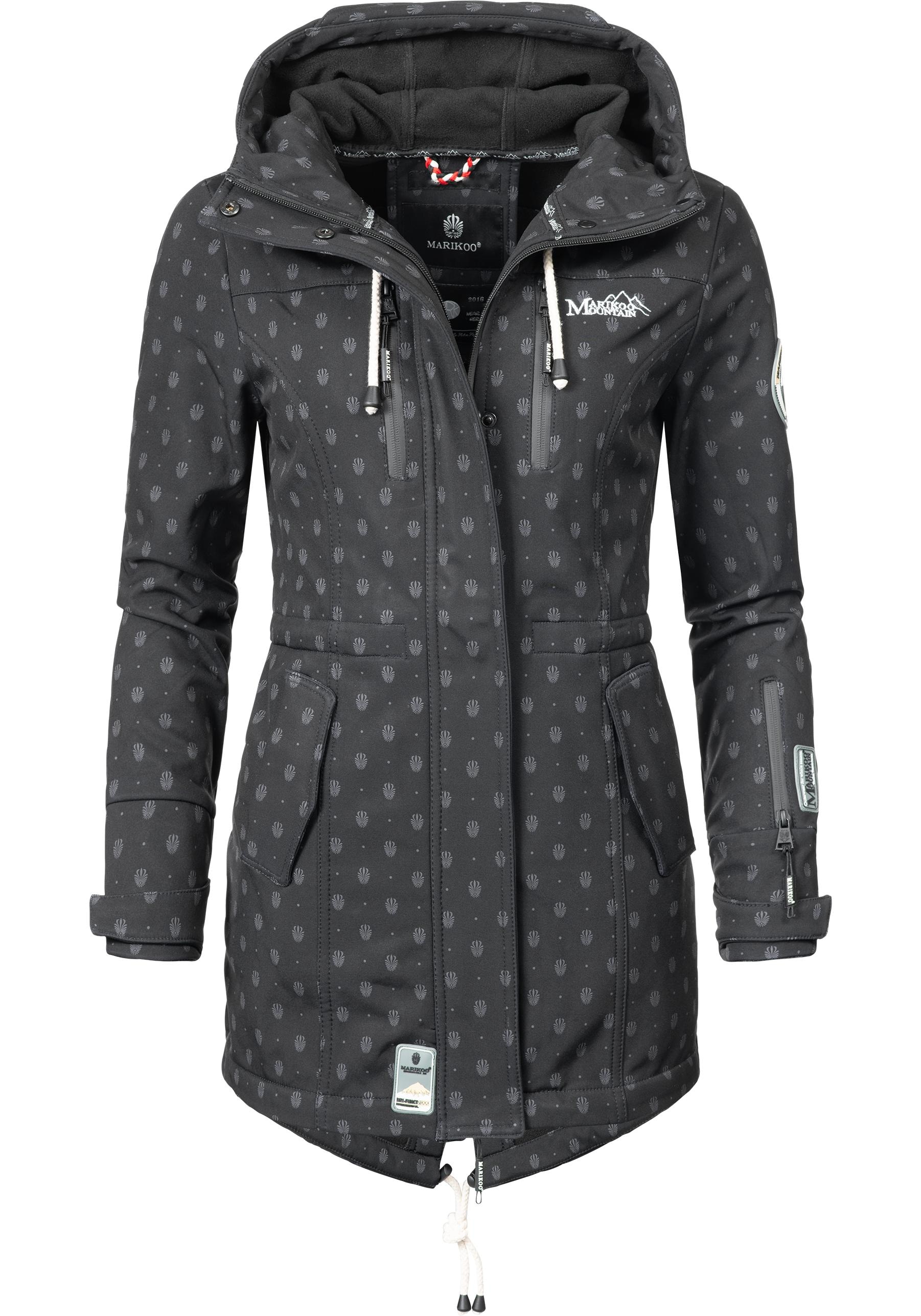 Marikoo Funktionsmantel "Zimtzicke" Softshell Parka mit Kapuze günstig online kaufen