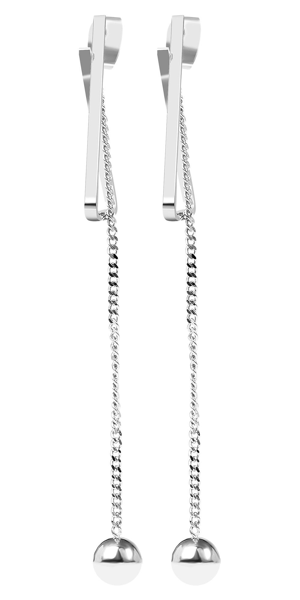 Adelia´s Paar Ohrhänger "Damen Ohrringe aus Edelstahl" Geschenkidee: zeitlo günstig online kaufen