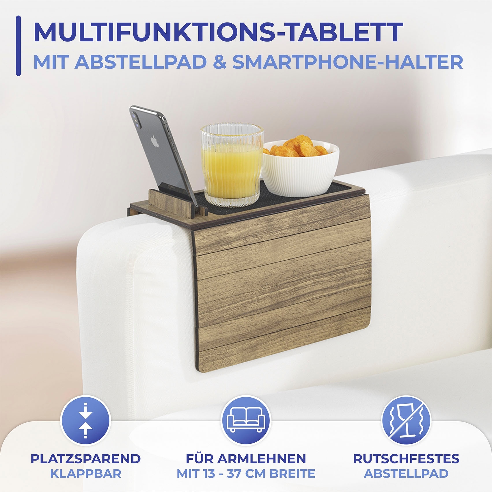 Maximex Tablett »Multi«, Multifunktions-Sofa-Tablett BAUR | tlg.), (1