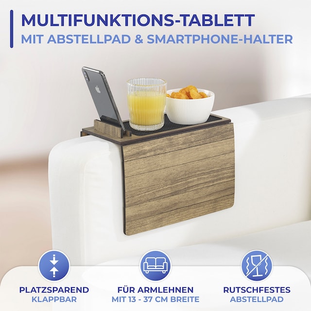 Maximex Tablett »Multi«, (1 tlg.), Multifunktions-Sofa-Tablett | BAUR