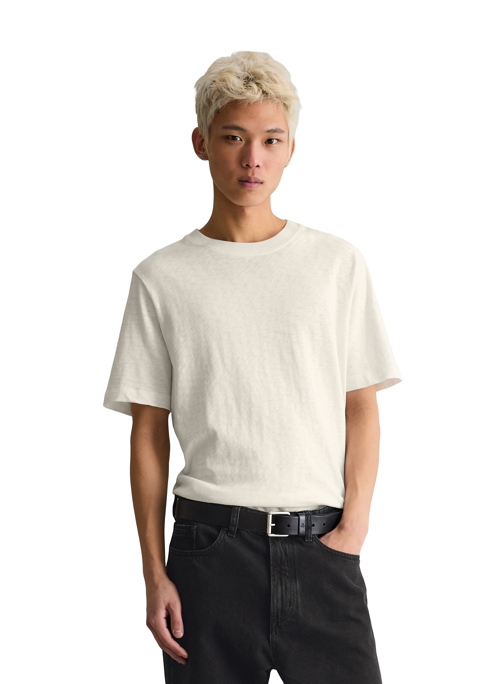 Marc OPolo DENIM T-Shirt "aus softer Slub-Jersey-Qualität" günstig online kaufen