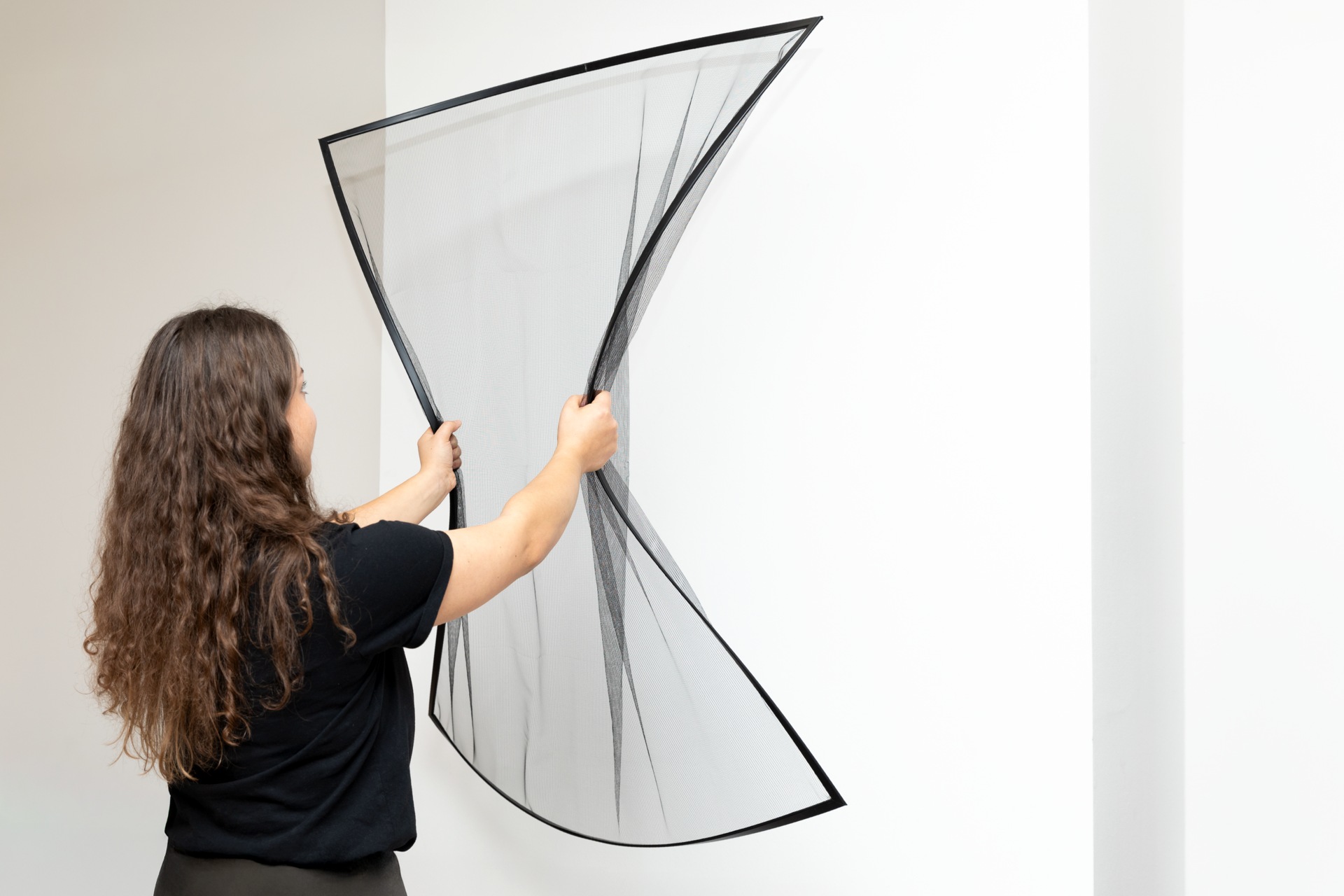 SCHELLENBERG Insektenschutz-Fensterrahmen »ohne bohren, Fliegengitter-Pop-up-Fenster, flexibel« 1 Stk. tlg. zum Einspannen, 100 x 120 cm, anthrazit