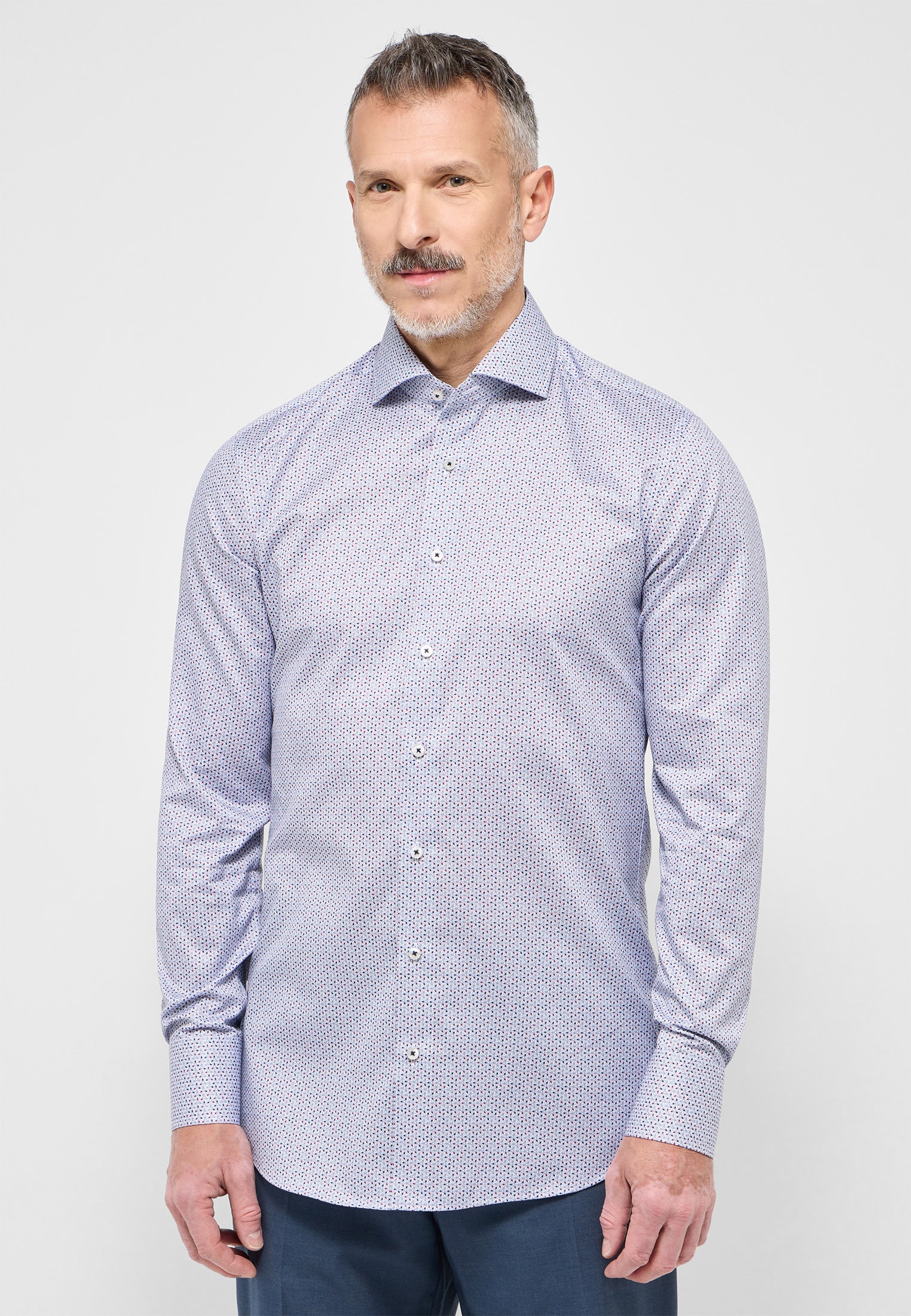 Eterna Langarmhemd "SLIM FIT" NON IRON (bügelfrei) günstig online kaufen