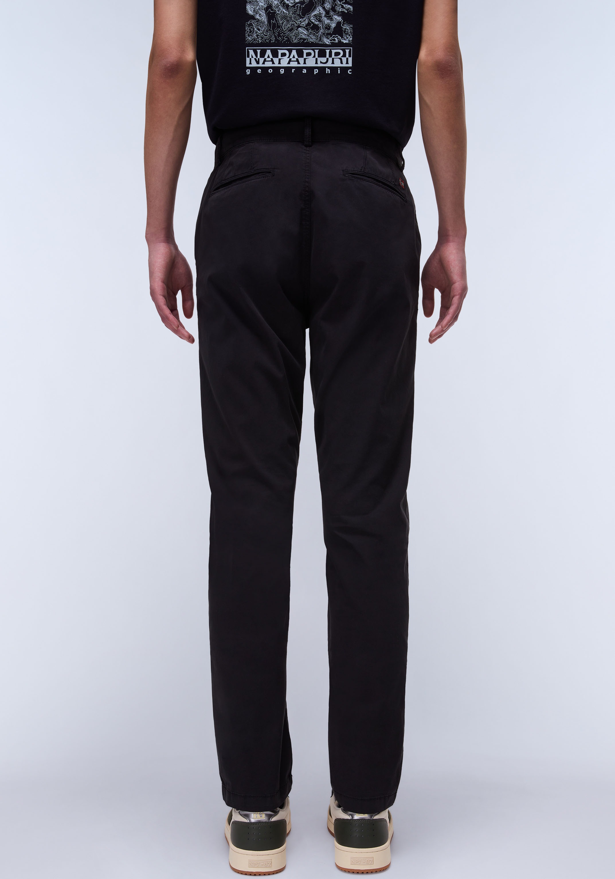 Napapijri Stoffhose "M-PUYO SUM" Aus leichter Baumwolle mit Stretchanteil günstig online kaufen