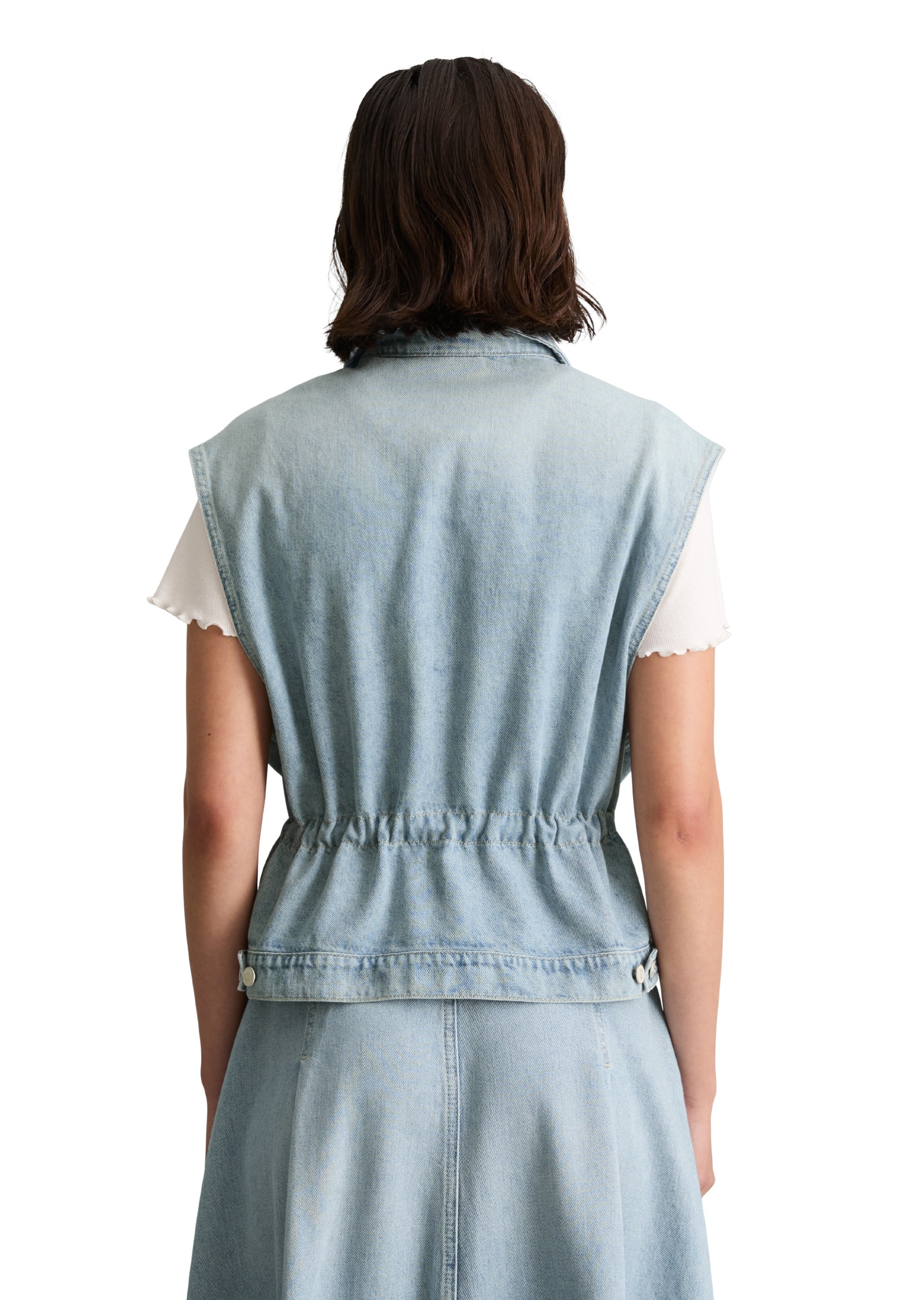 Marc O'Polo DENIM Jeansweste »mit Taillen-Tunnelzug«