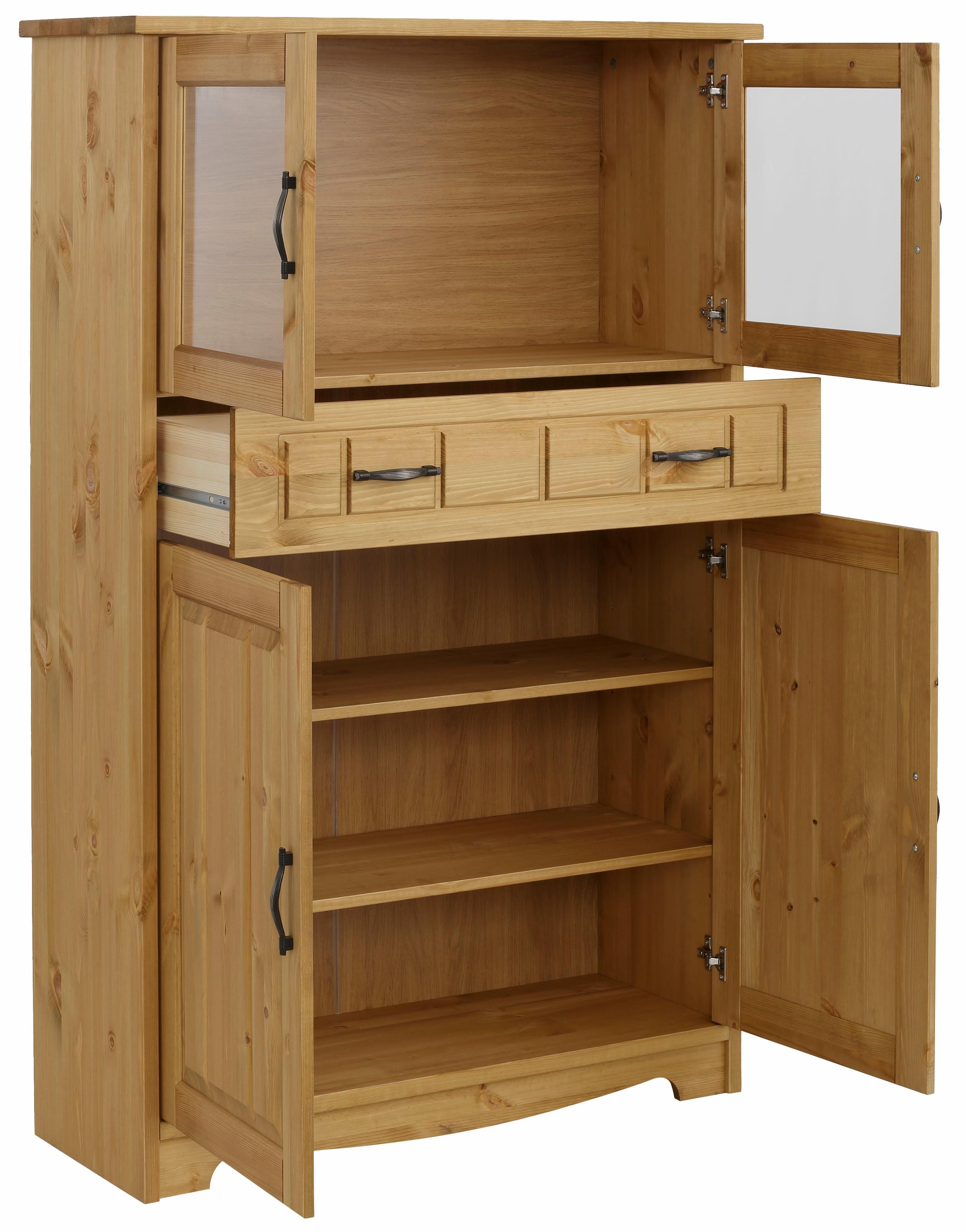 Home affaire Highboard »Trinidad«, Vitrine, Breite 102 cm