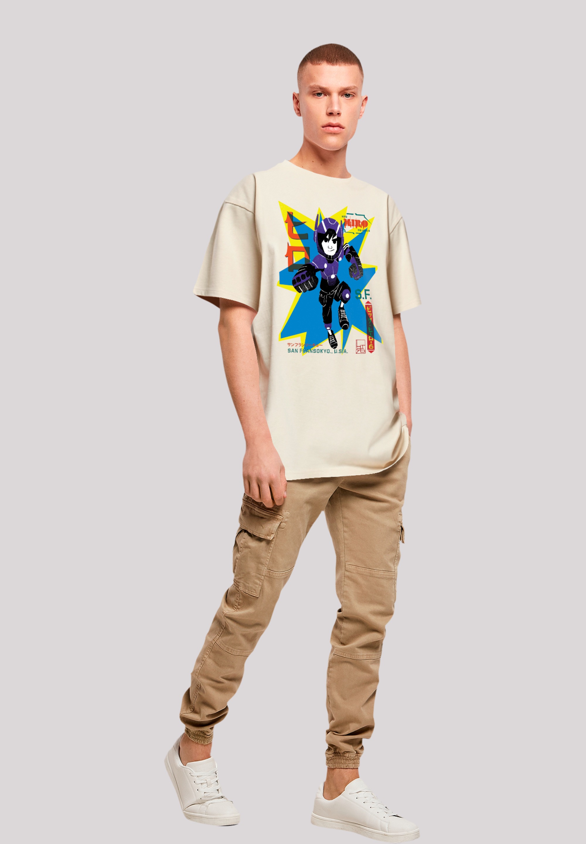 F4NT4STIC T-Shirt »Big Hero 6 Hiro Manga«, Premium Qualität