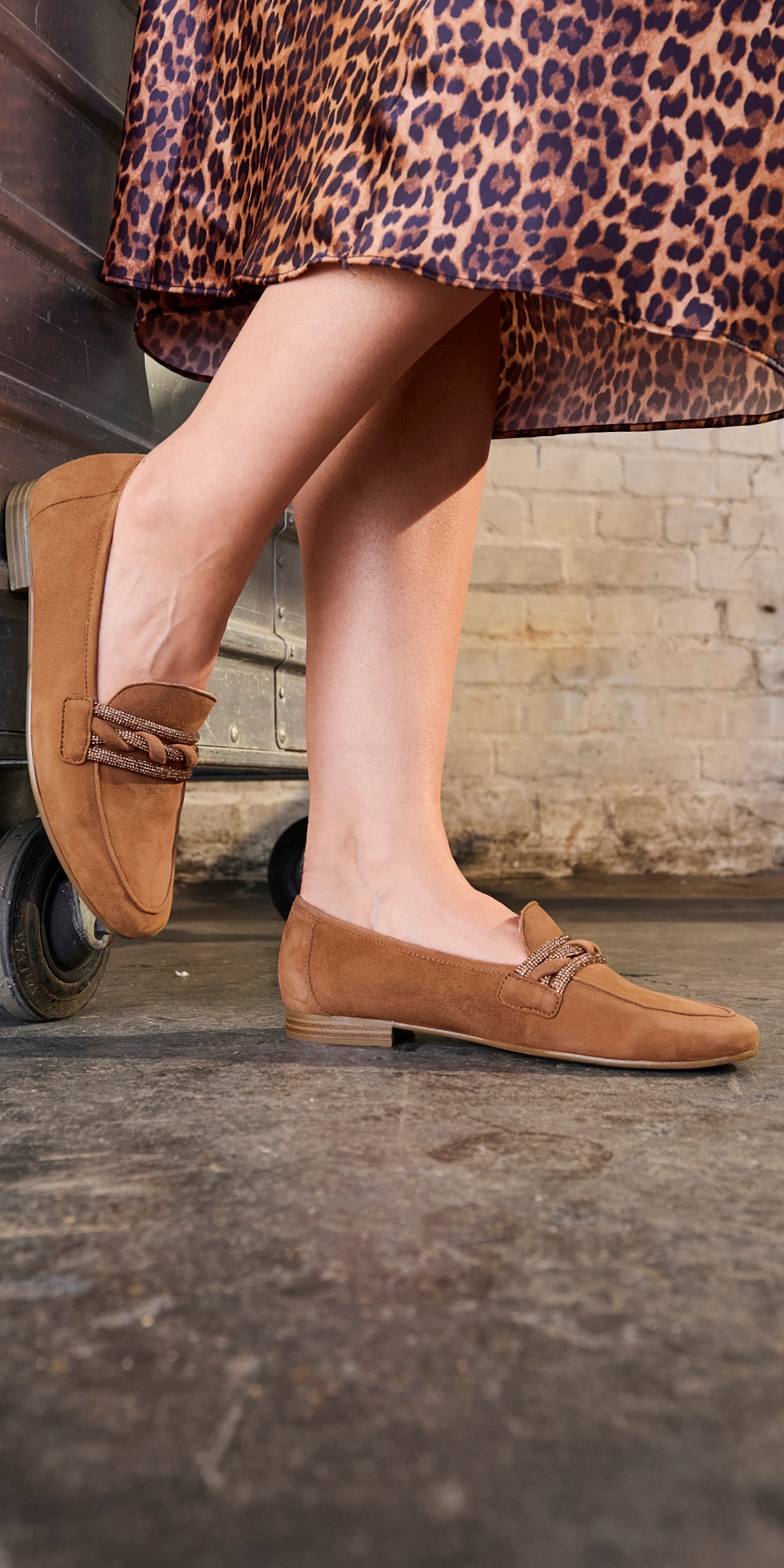 MARCO TOZZI Slipper, Blockabsatz, Loafer, Businessschuh, Schlupfschuh mit Zierriegel