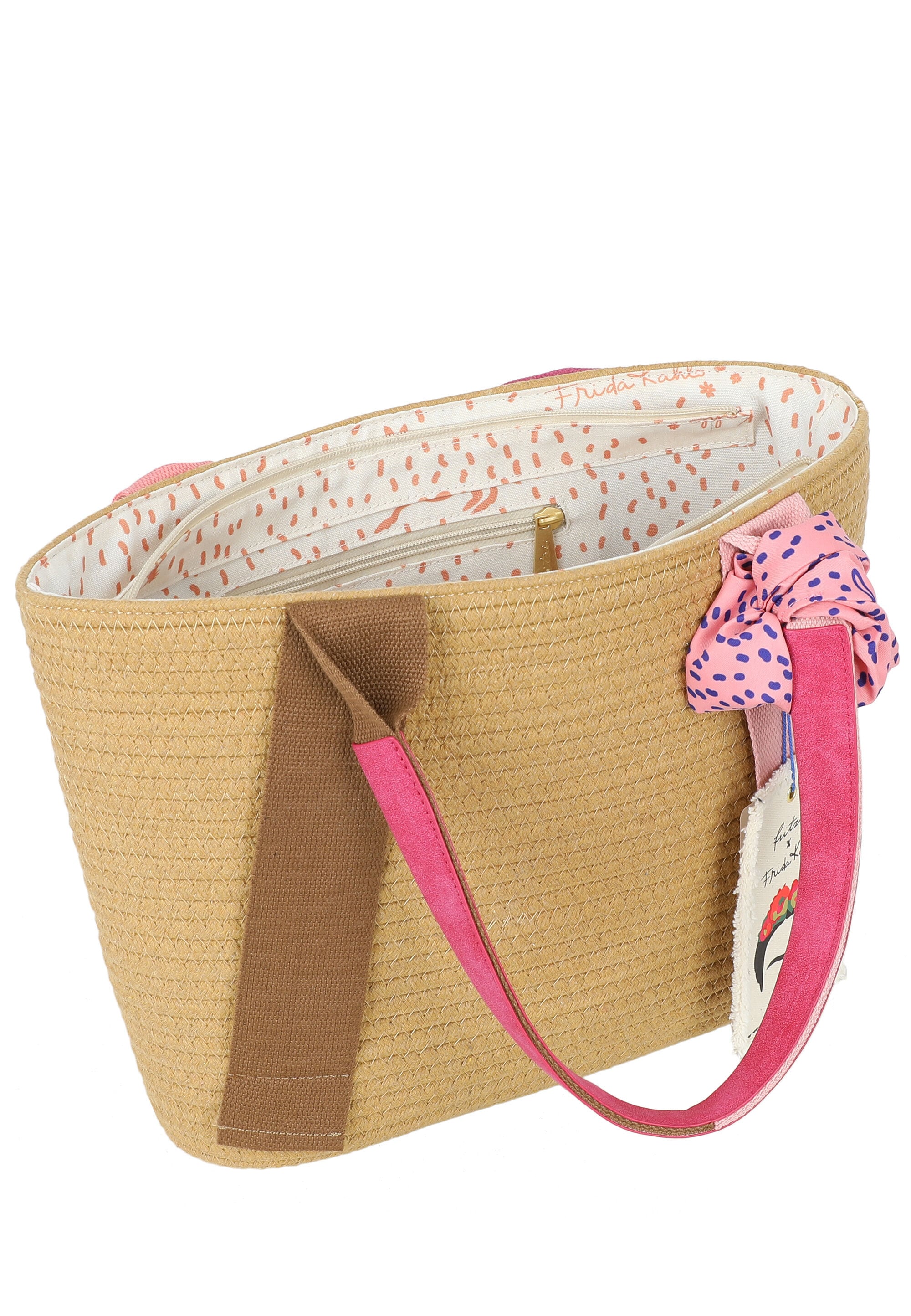 Fritzi aus Preußen Shopper »Fritzi x Frida Kahlo« mit farbigen Details