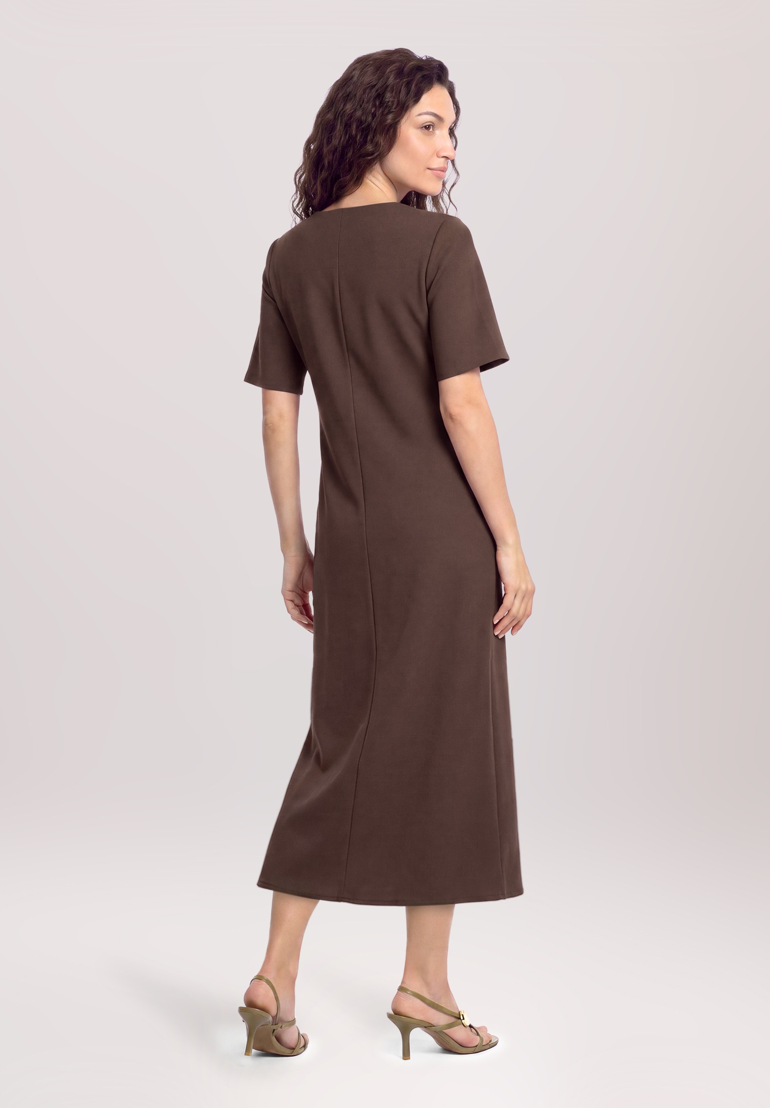 Cartoon Midikleid »Damen mit Raffung« Ohne Tasche