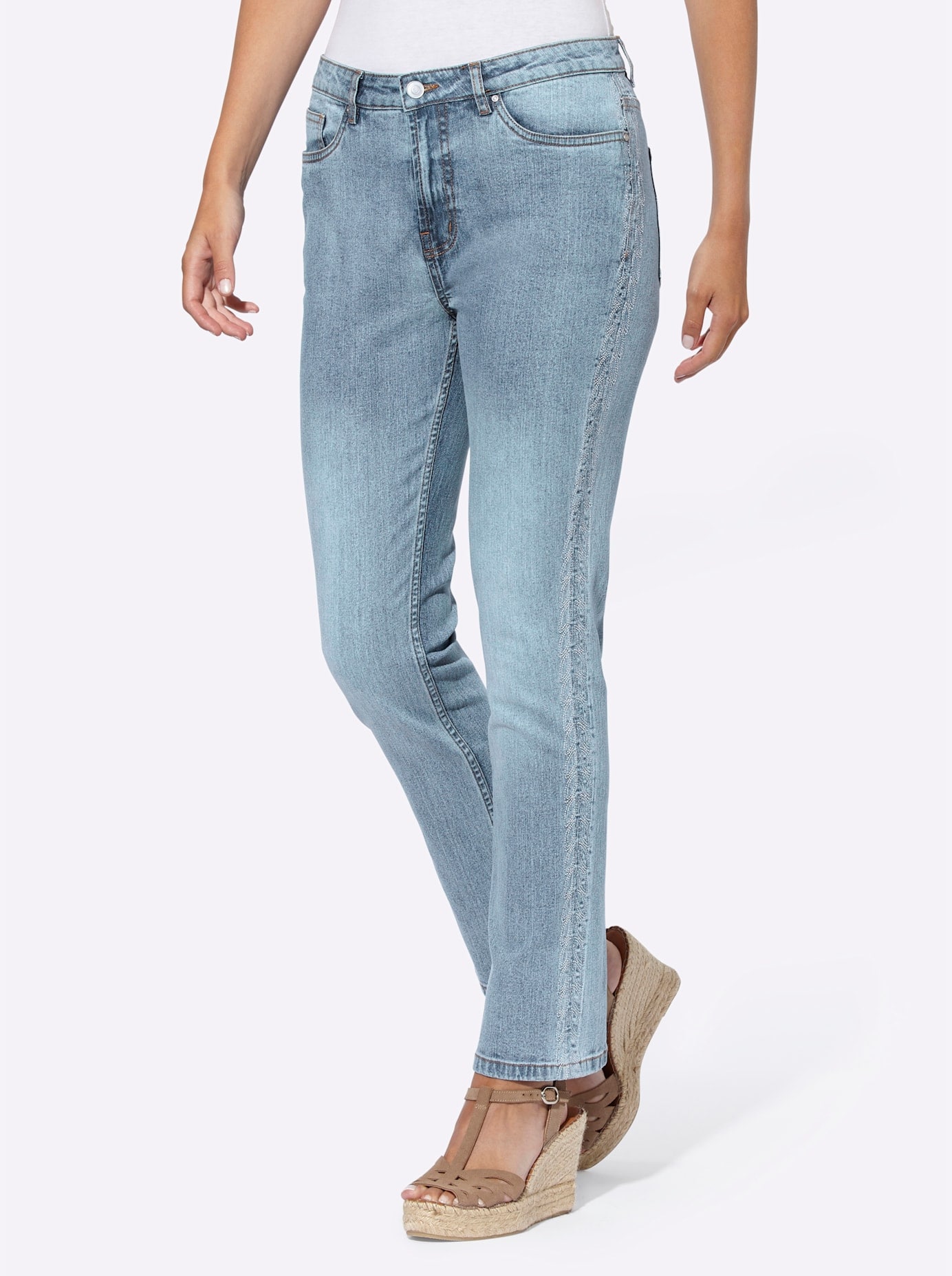 heine Bequeme Jeans 1 Stk. tlg. günstig online kaufen