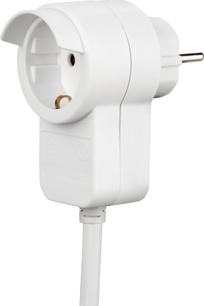 Hama Verlängerungskabel Typ F (Schuko) Typ F (Schuko) 300 cm Schutzkontakt , Zusatzsteckdose, Strom-Verlängerungskabel