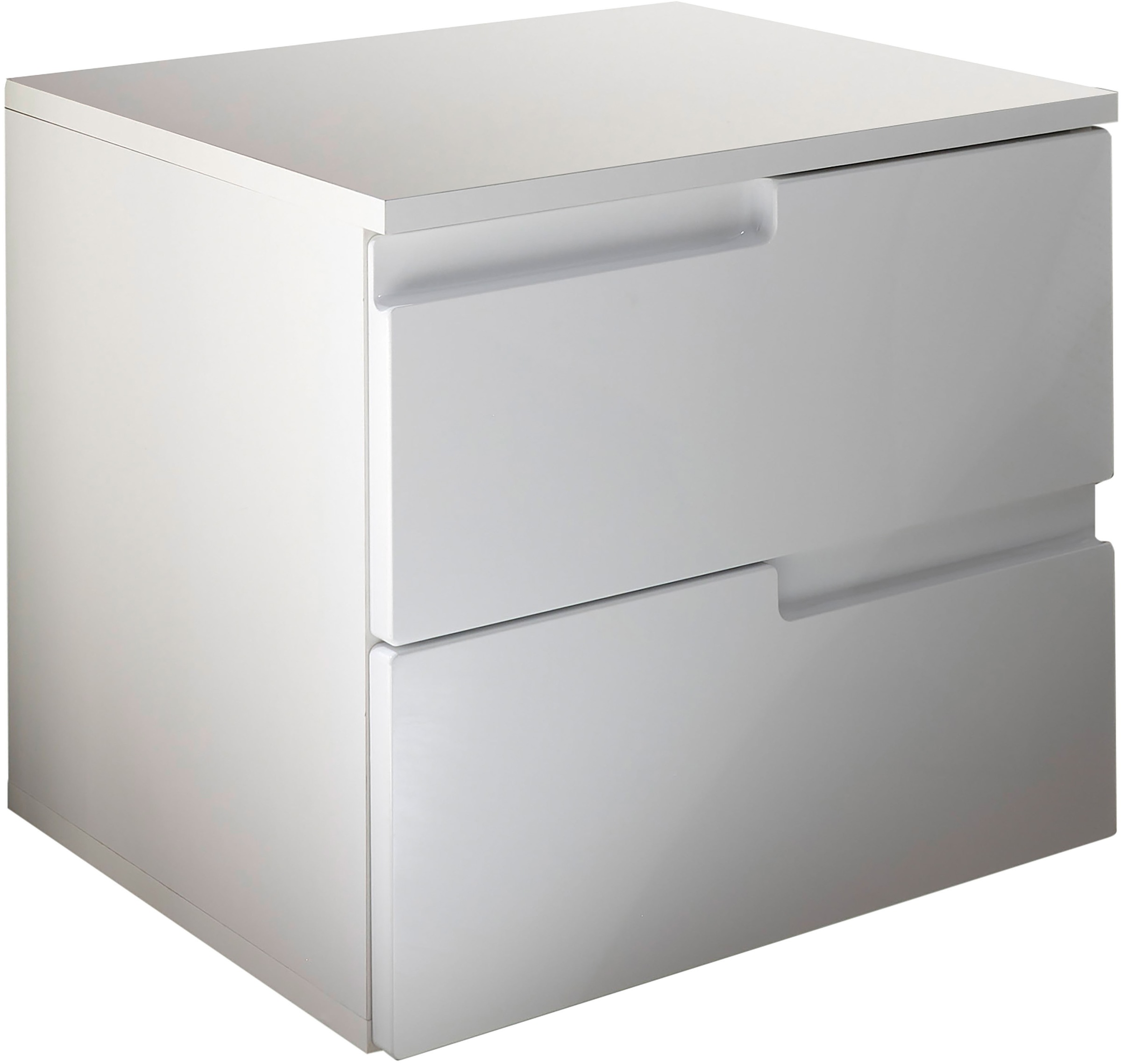 Schlafkontor Nachtkommode »Spice Nachttisch, Nachtkonsole, Nachtkästchen« Ausfräsung als Griffmulde und optisches Highlight