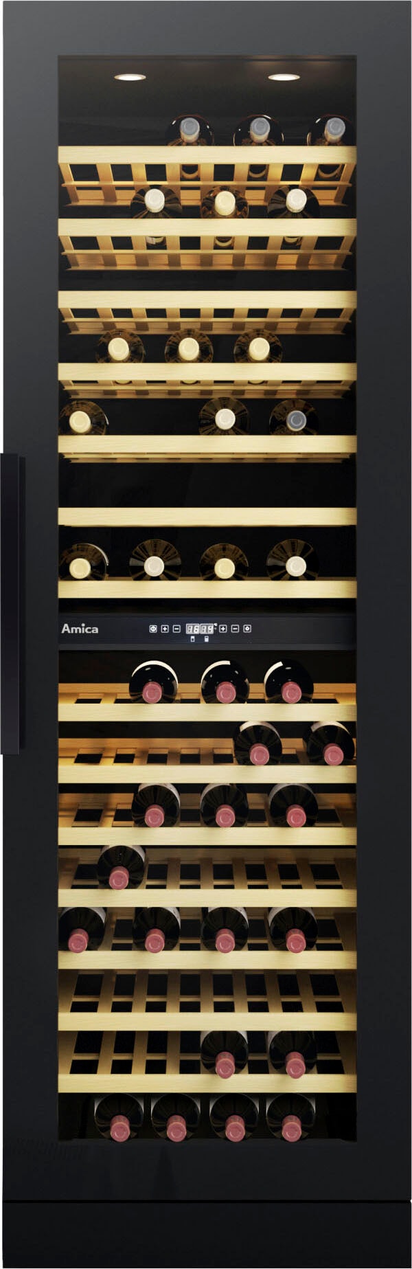 Amica Weinkühlschrank »WK 348 100 S«, für 117 Standardflaschen á 0,75l, Standkühlschrank