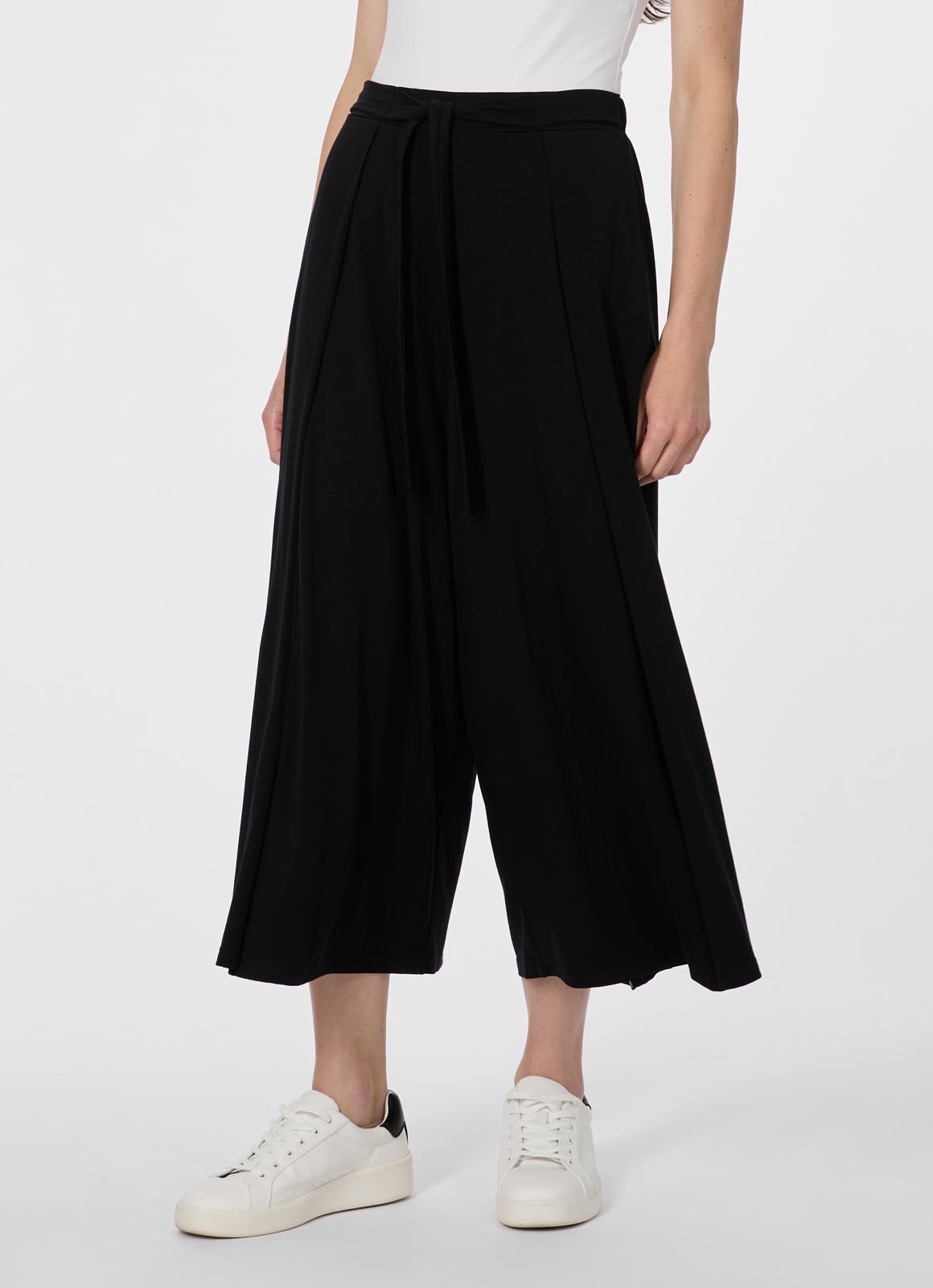 Ragwear Culotte "ROZALIA" Viskose mit weitem Bein und Bindeband für angenehmes Tragegefühl