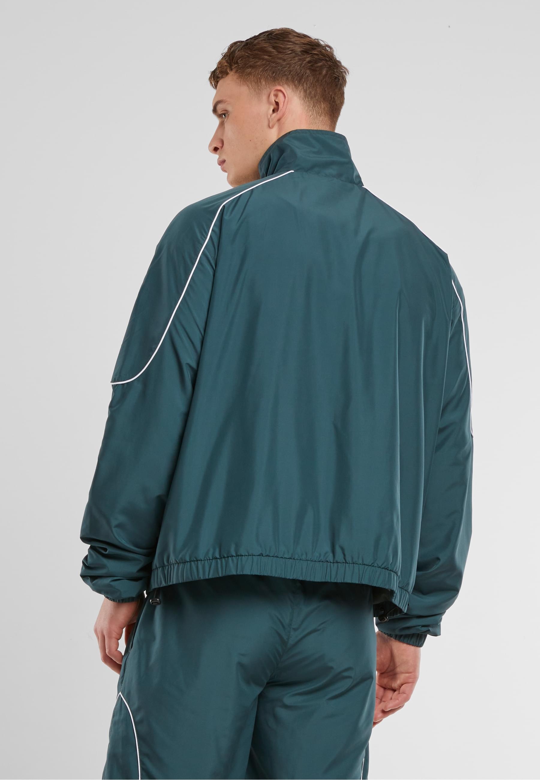 URBAN CLASSICS Trainingsjacke »Urban Classics Piped Panel Trackjacket«, (1 St.), ohne Kapuze