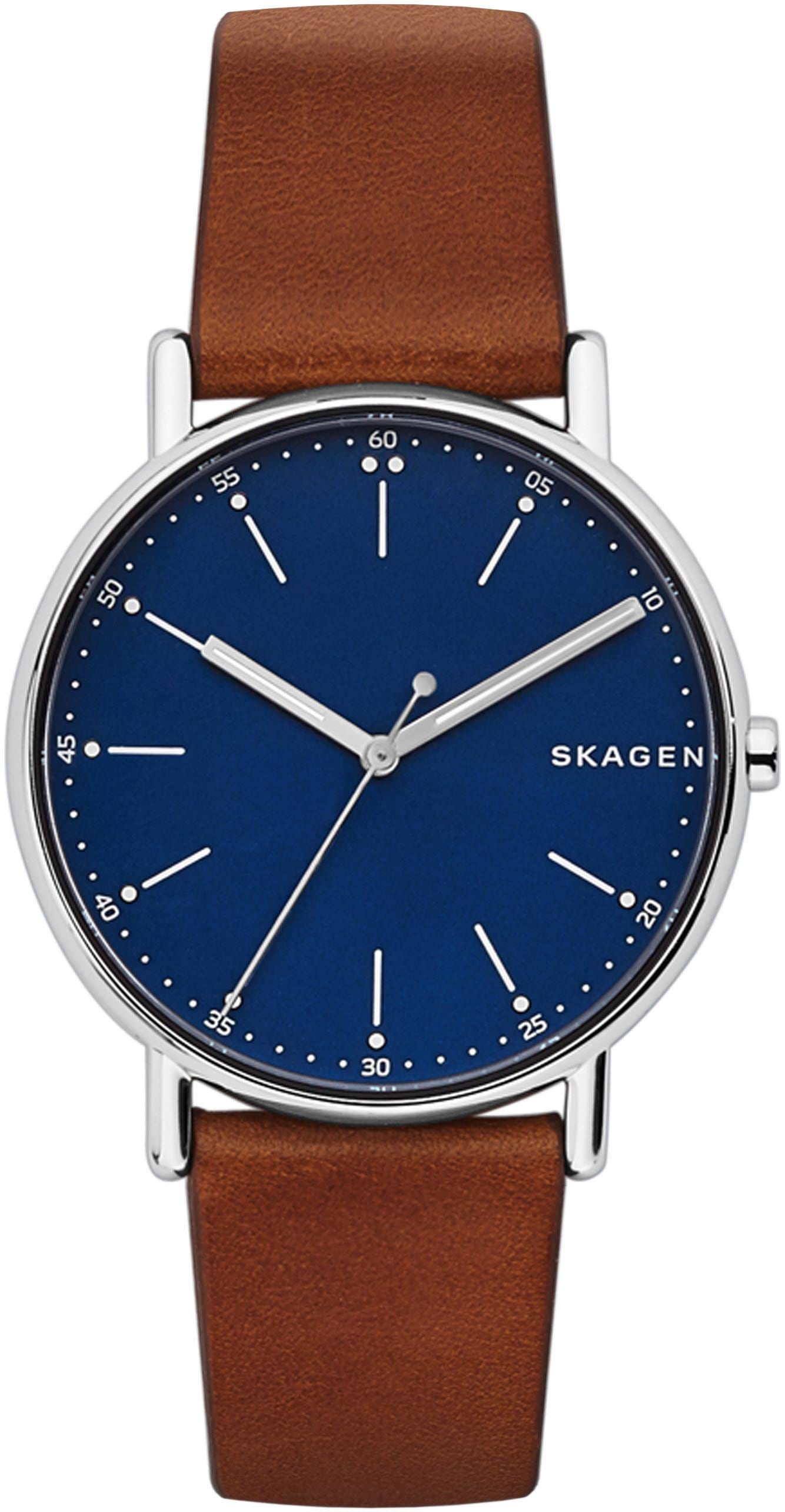 Skagen Quarzuhr »SIGNATUR« Armbanduhr Herrenu...