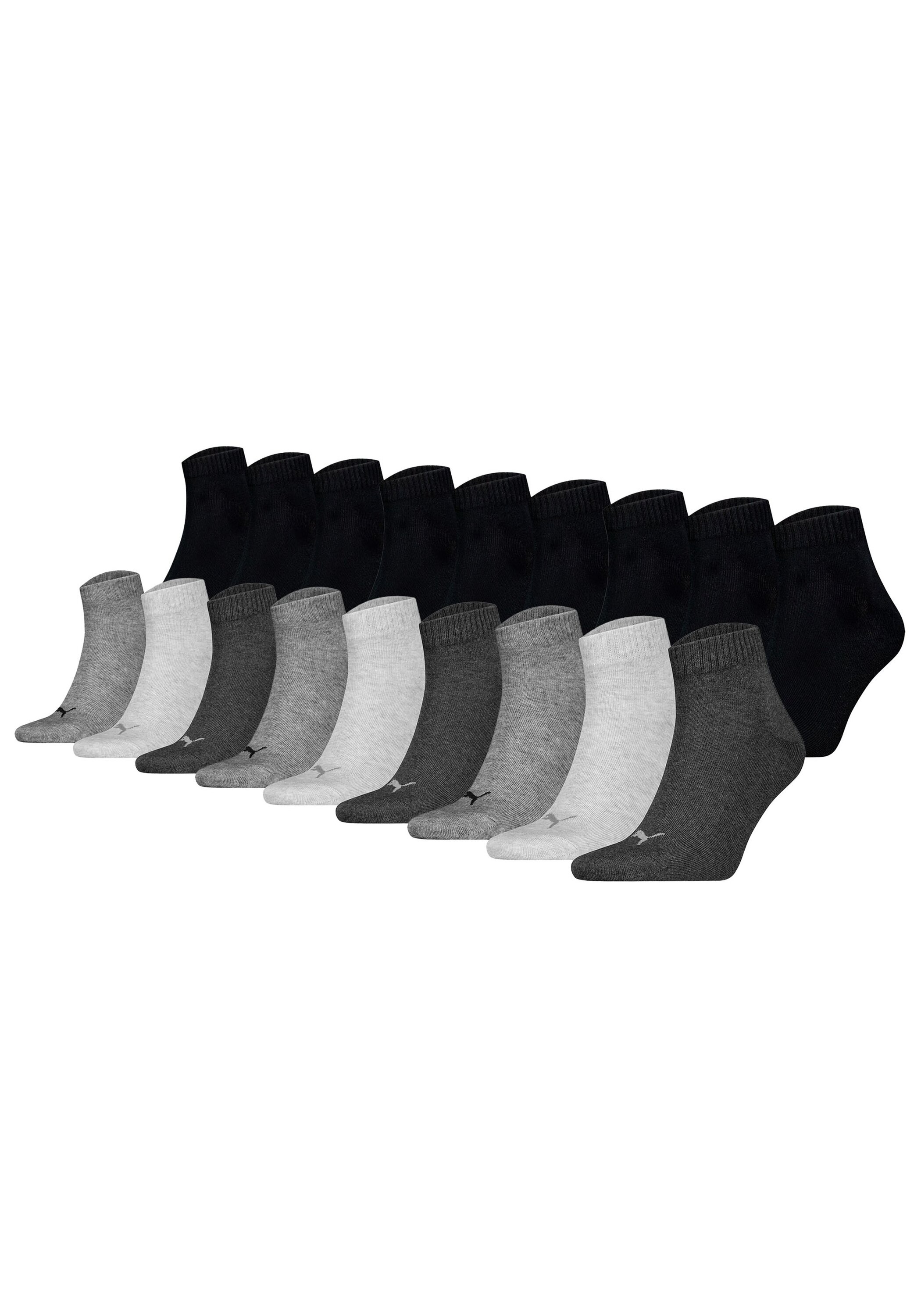 PUMA Kurzsocken "Socken Quarter Plain ECOM 18P 18er Pack"