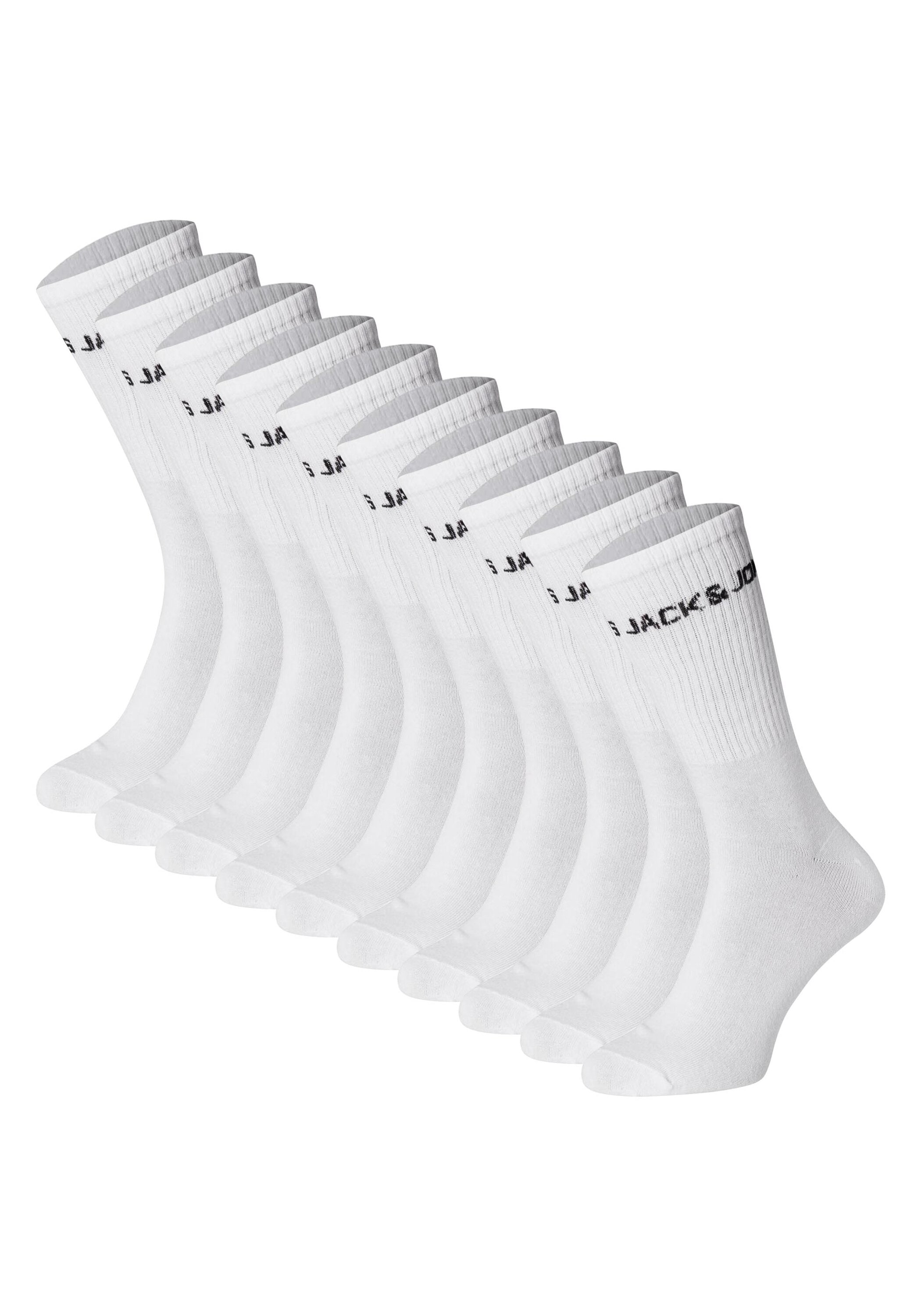 Jack & Jones Kurzsocken "Socken Jacbasic Logo Tennis Sock 10 Pack Jnr 10er Pack"