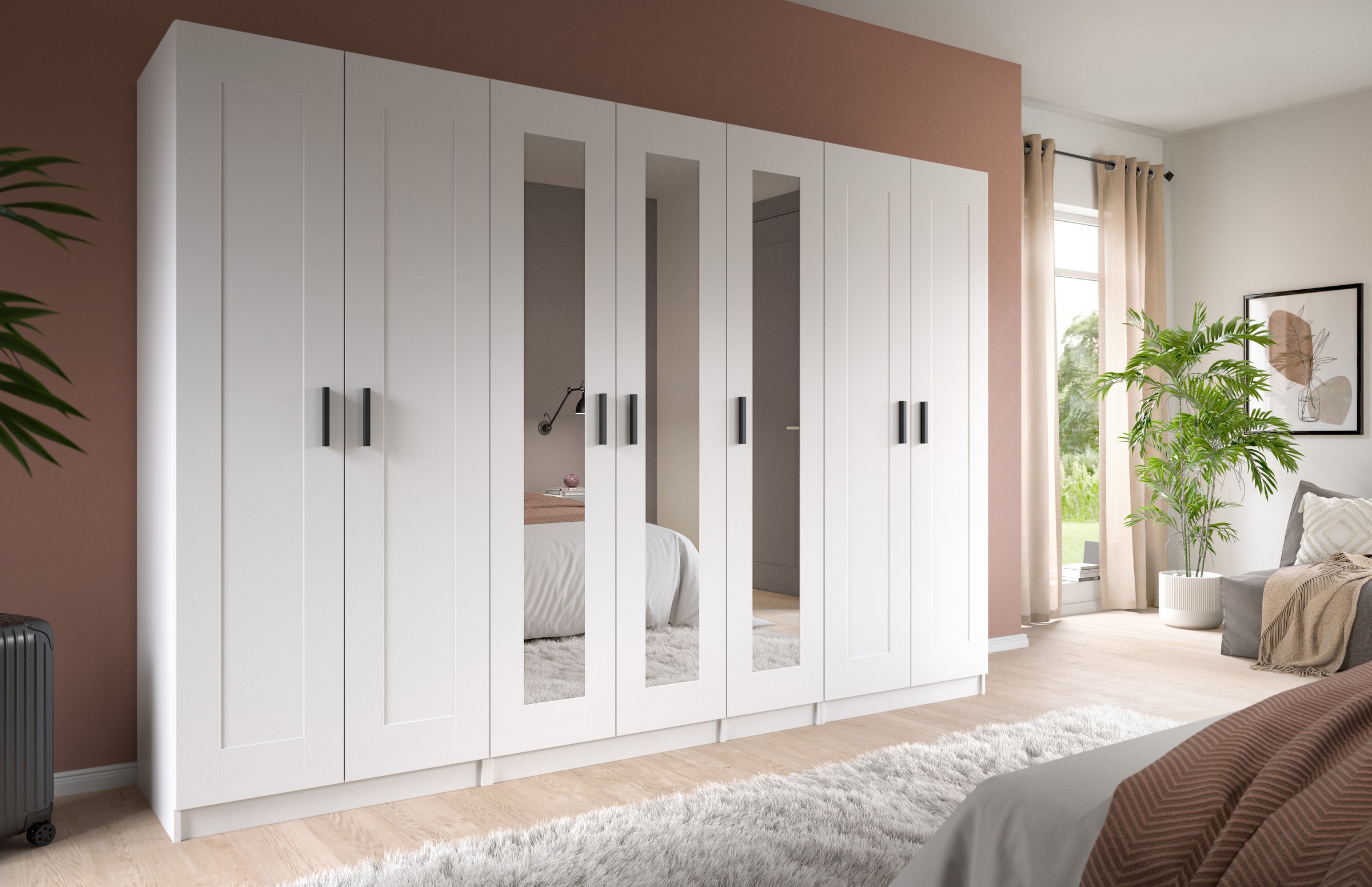 Home affaire Kleiderschrank "Farmsen, TOPSELLER, Schlafzimmerschrank, Garde günstig online kaufen