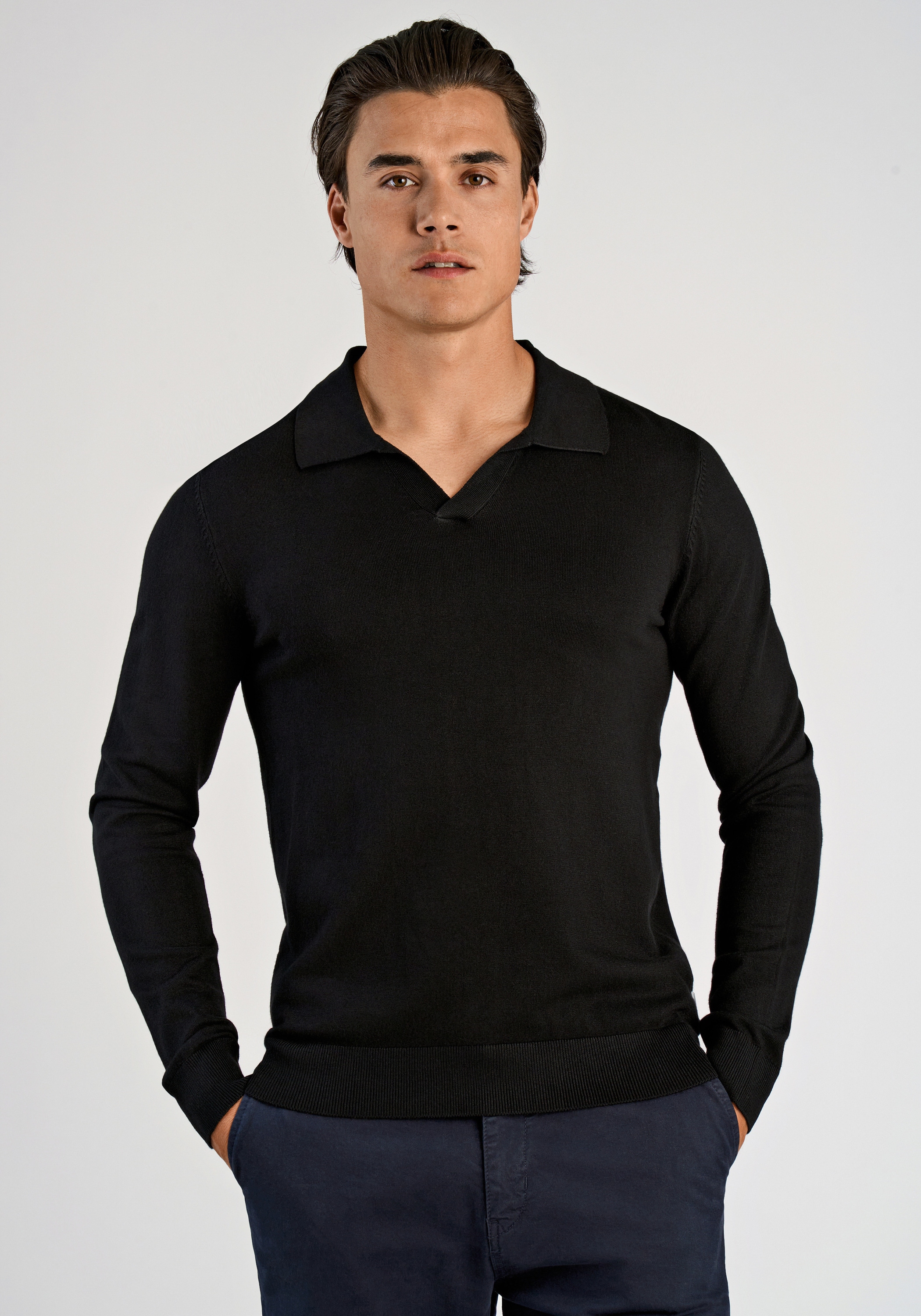 LINDBERGH Poloshirt "Lindbergh Strickpullover" günstig online kaufen