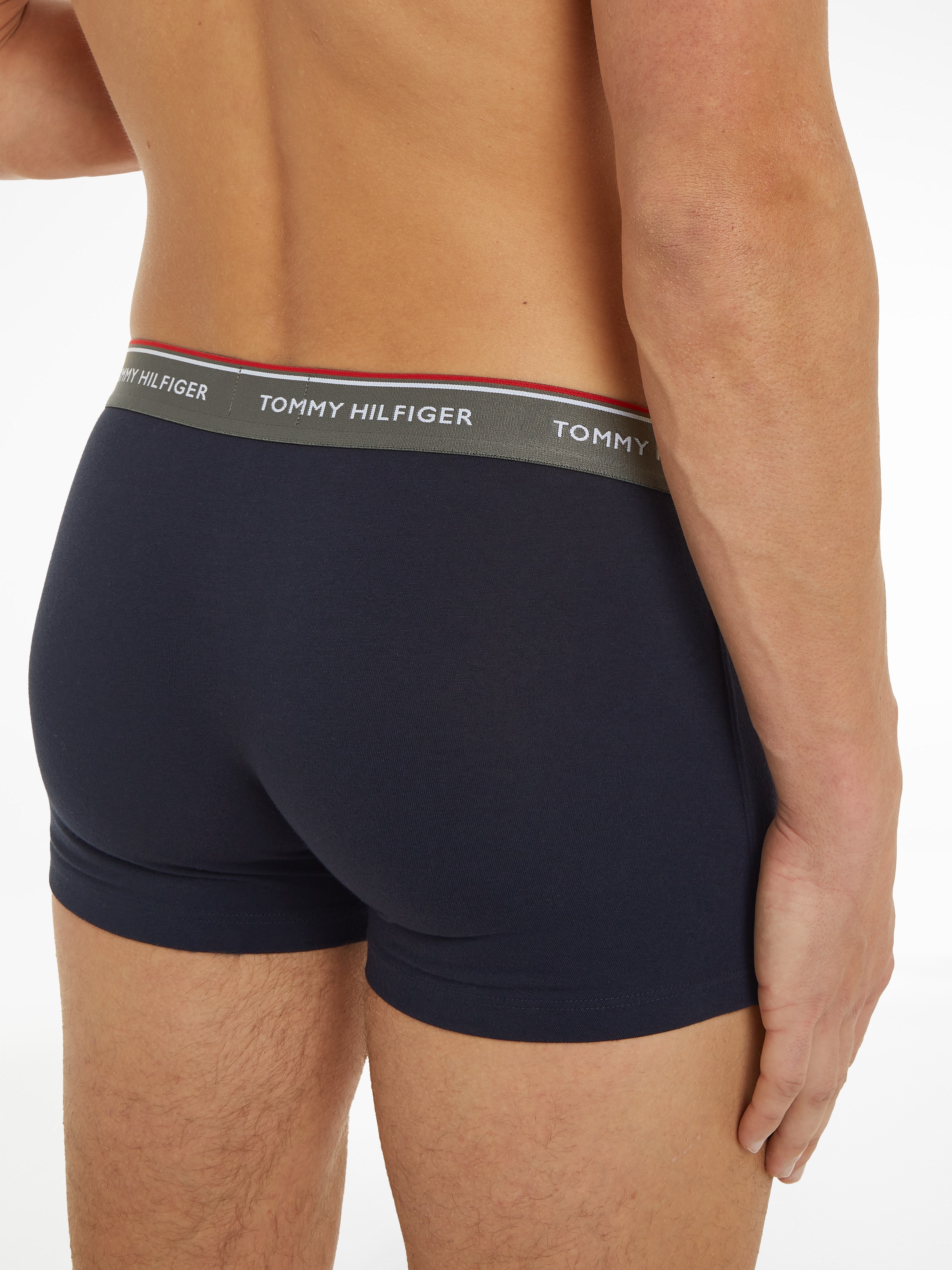 Tommy Hilfiger Underwear Trunk »3P WB TRUNK«, (Packung, 3 St., 3er-Pack), mit Logo-Elastikbund