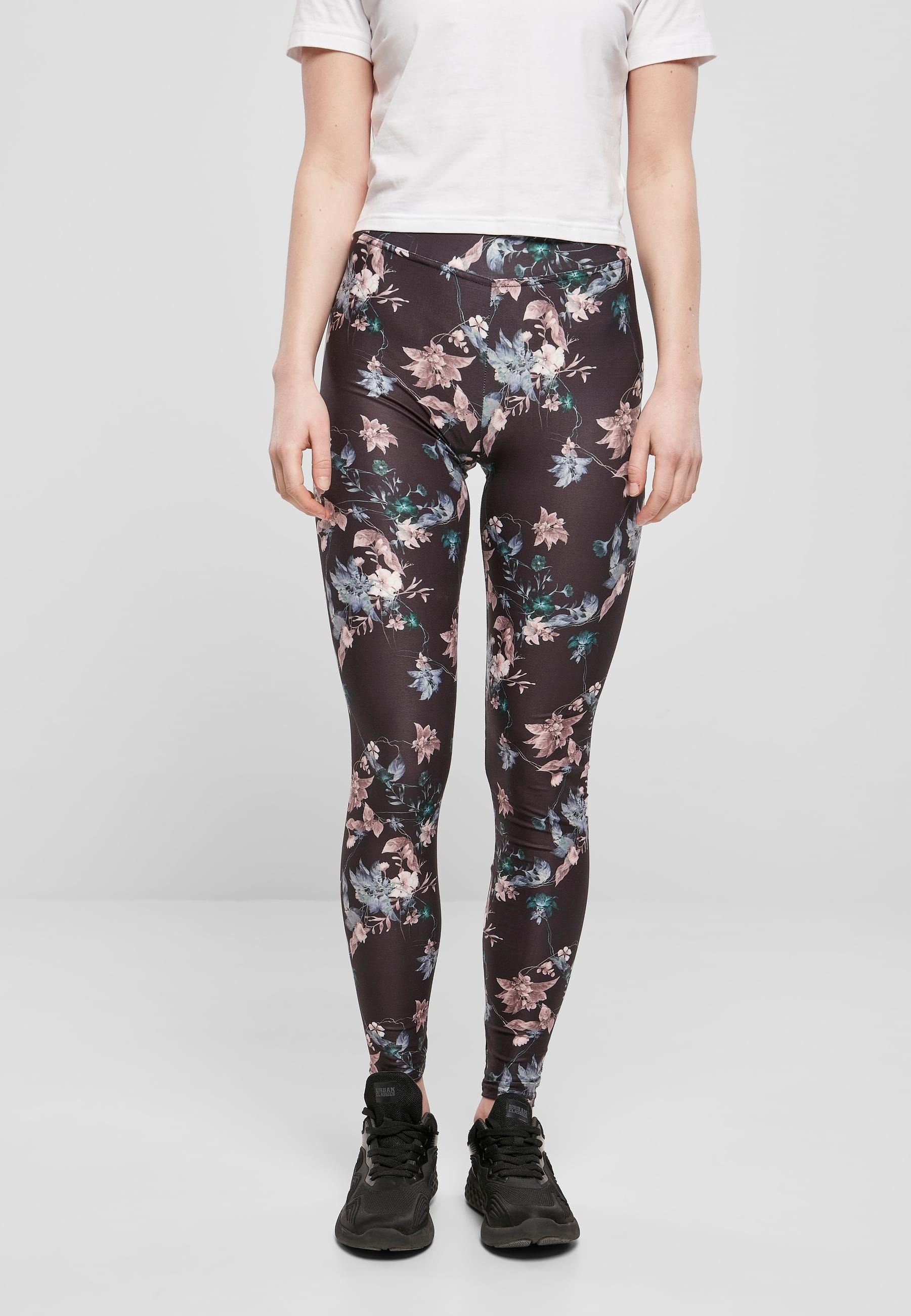 URBAN CLASSICS Leggings »Urban Classics Damen Ladies Soft AOP Leggings«, (1 tlg.)
