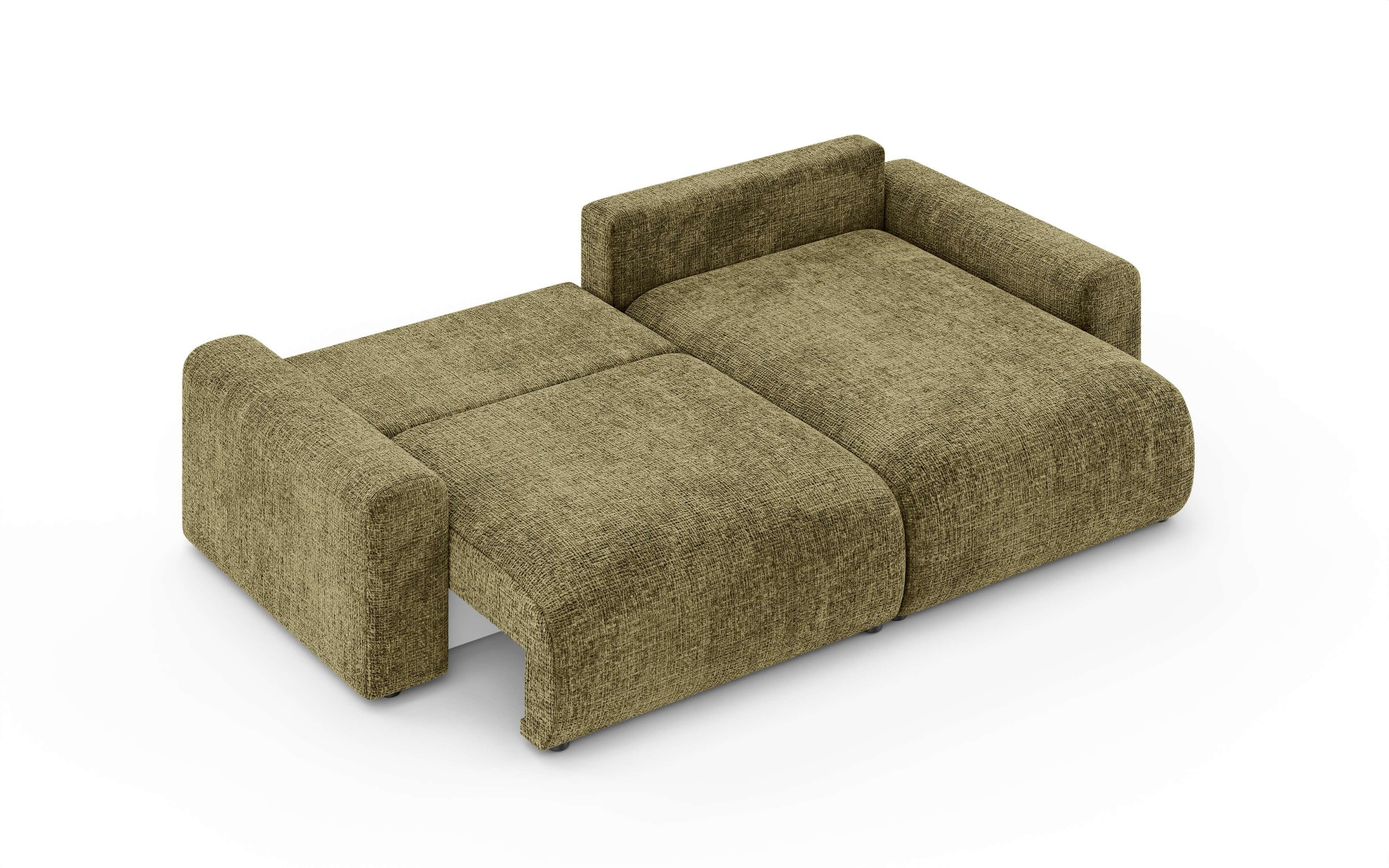 Home affaire Ecksofa »LAKESIDE klein mit Bettfunktion und Bettkasten, B/T/H 235/142/84 cm«, L-Form, Recamiere beidseitig montierbar, mit Wellenunterfederung