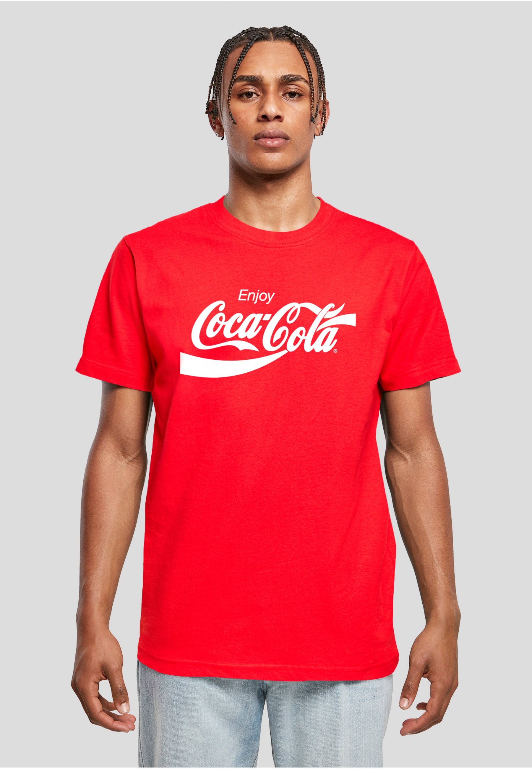 Merchcode T-Shirt »Merchcode Herren Coca Cola Logo Tee« 1 Stk.