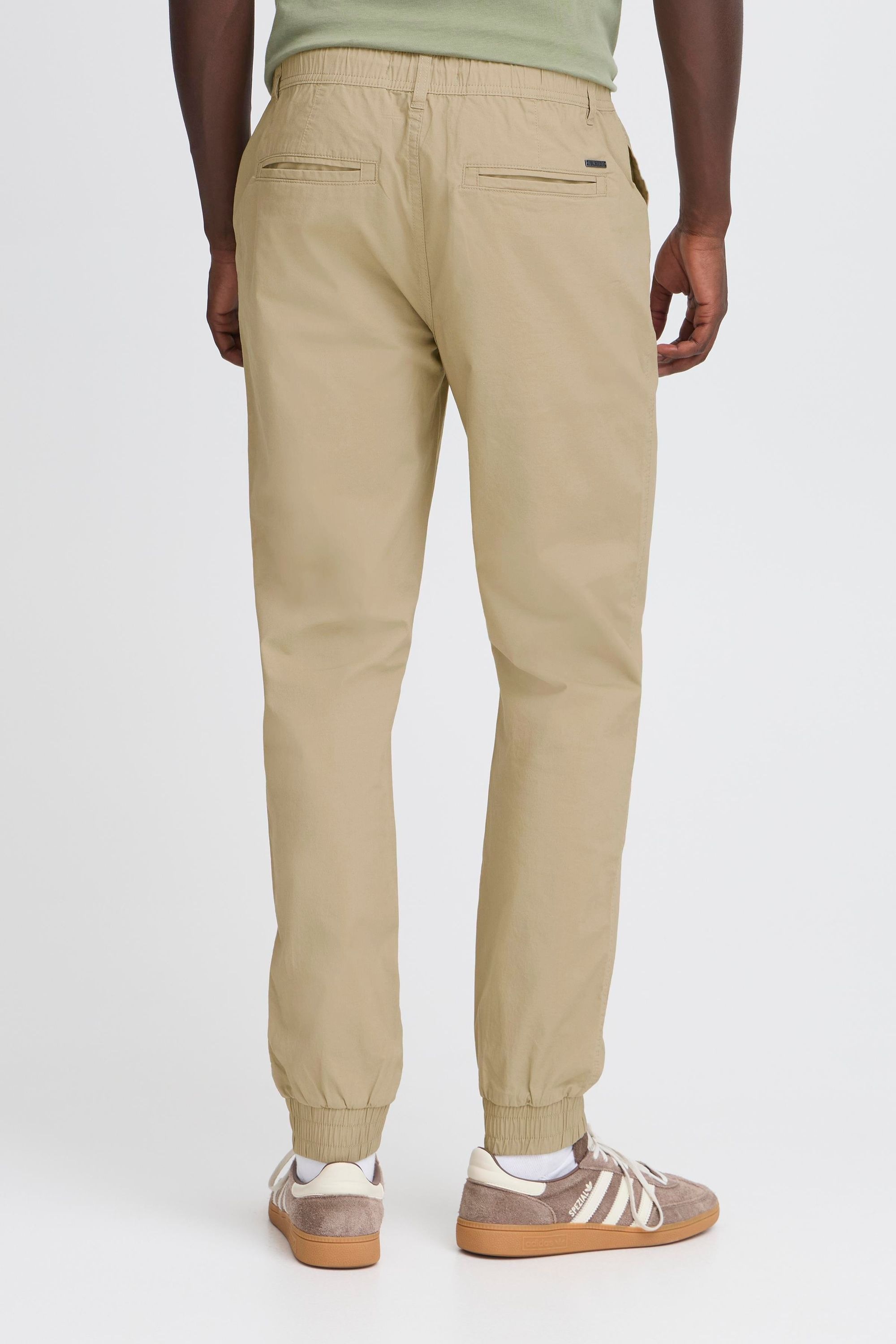 Chinohose BLEND "BHTiago", Herren, Gr. 34, Länge 32, dune, Twill, 98% Baumwolle, 2% Elasthan, unifarben, normal lang, Hosen Chinohose, Stylische Stoffhose elastischem Beinabschluss 6