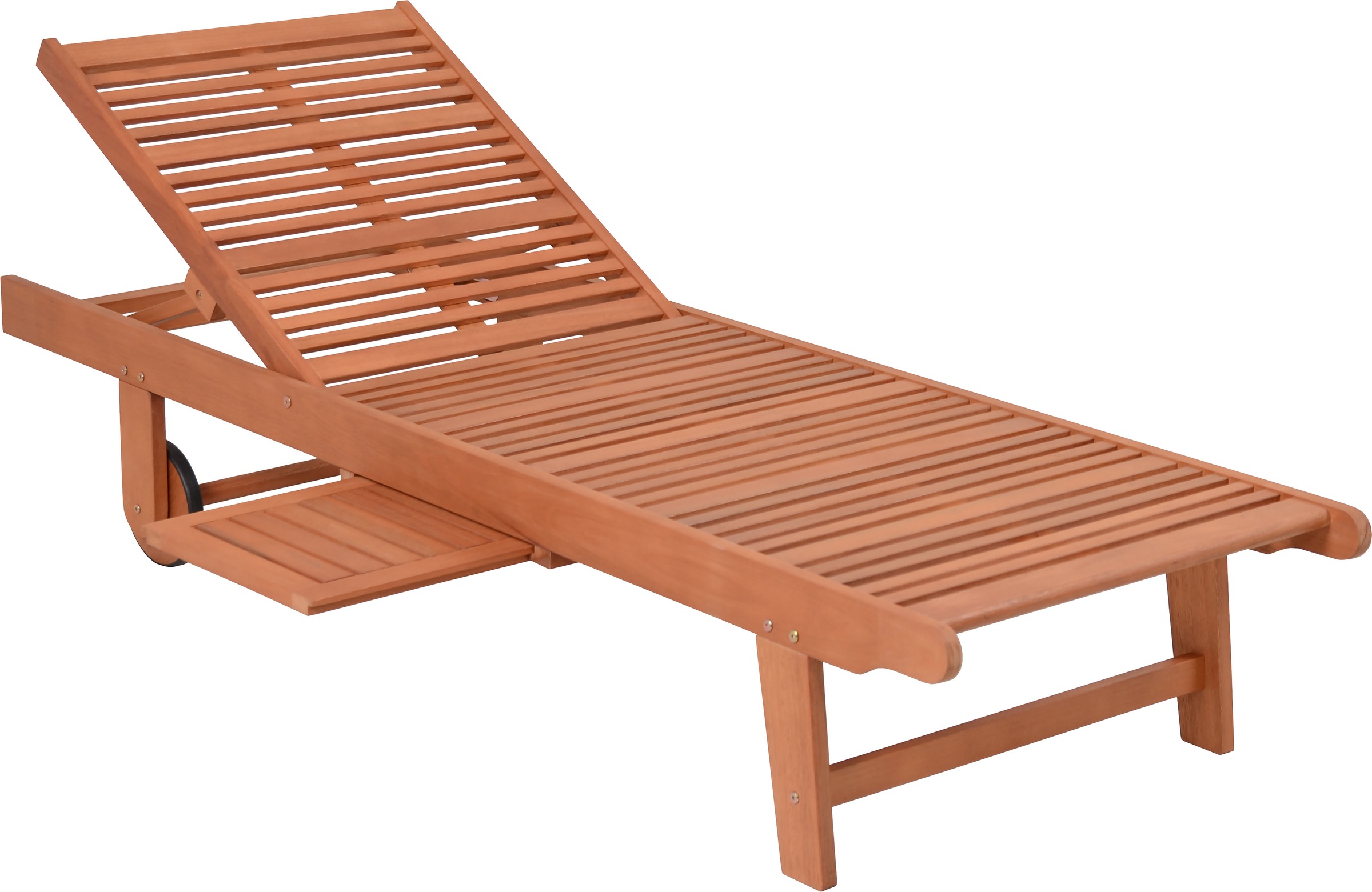 Garden Pleasure Gartenliege "Sonnenliege "SAN DIEGO", braun", Eukalyptushol günstig online kaufen