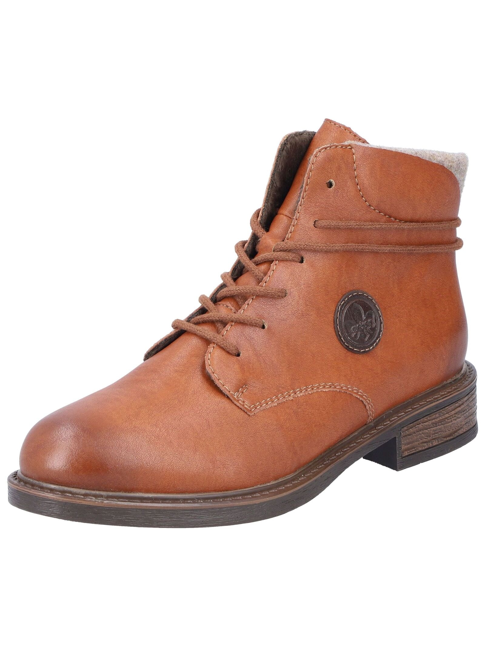 Rieker Schnürstiefelette "Rieker Stiefelette Lederimitat" günstig online kaufen