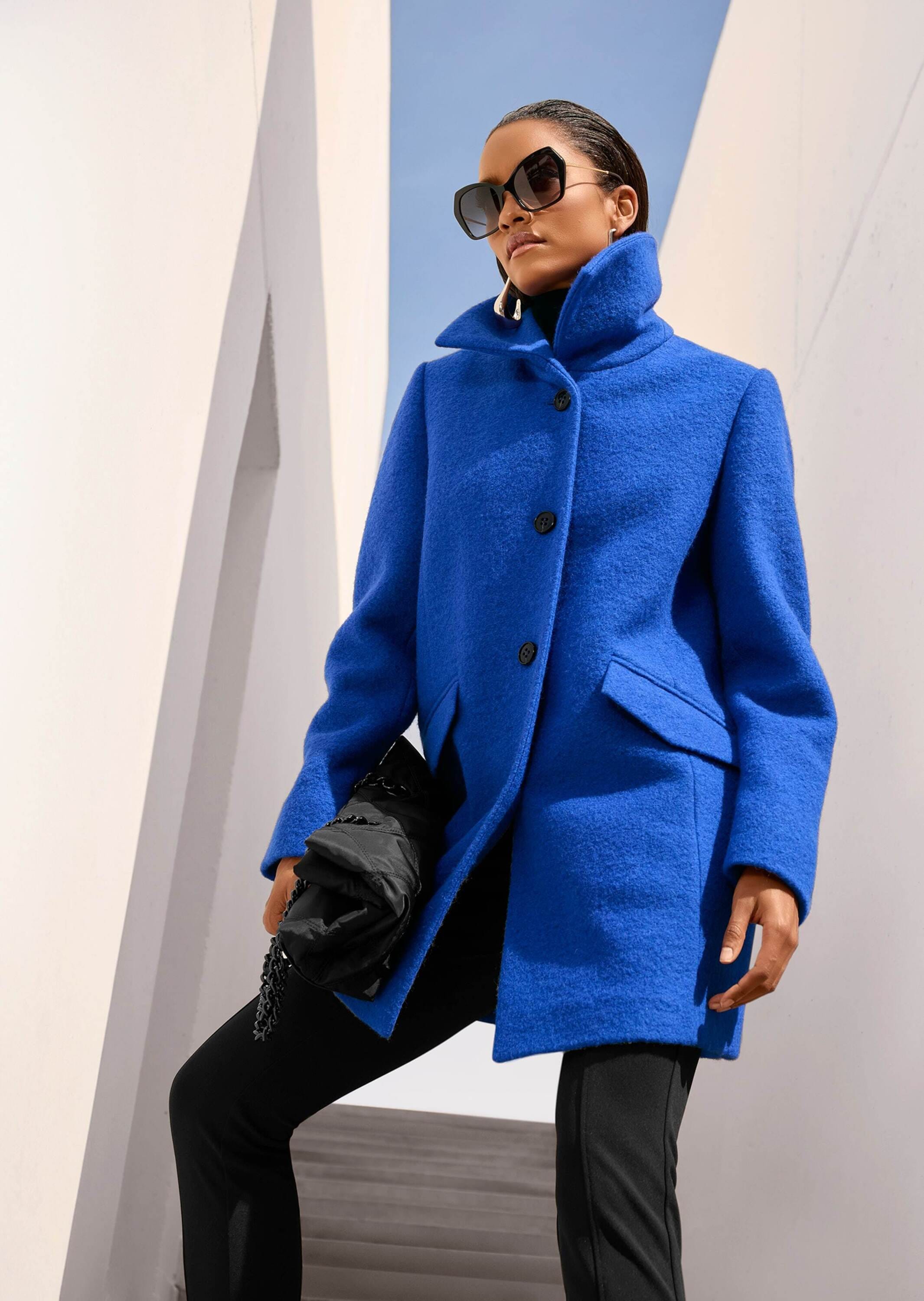 MADELEINE Langmantel »Wollmantel Eleganter Damenmantel aus Wolle«