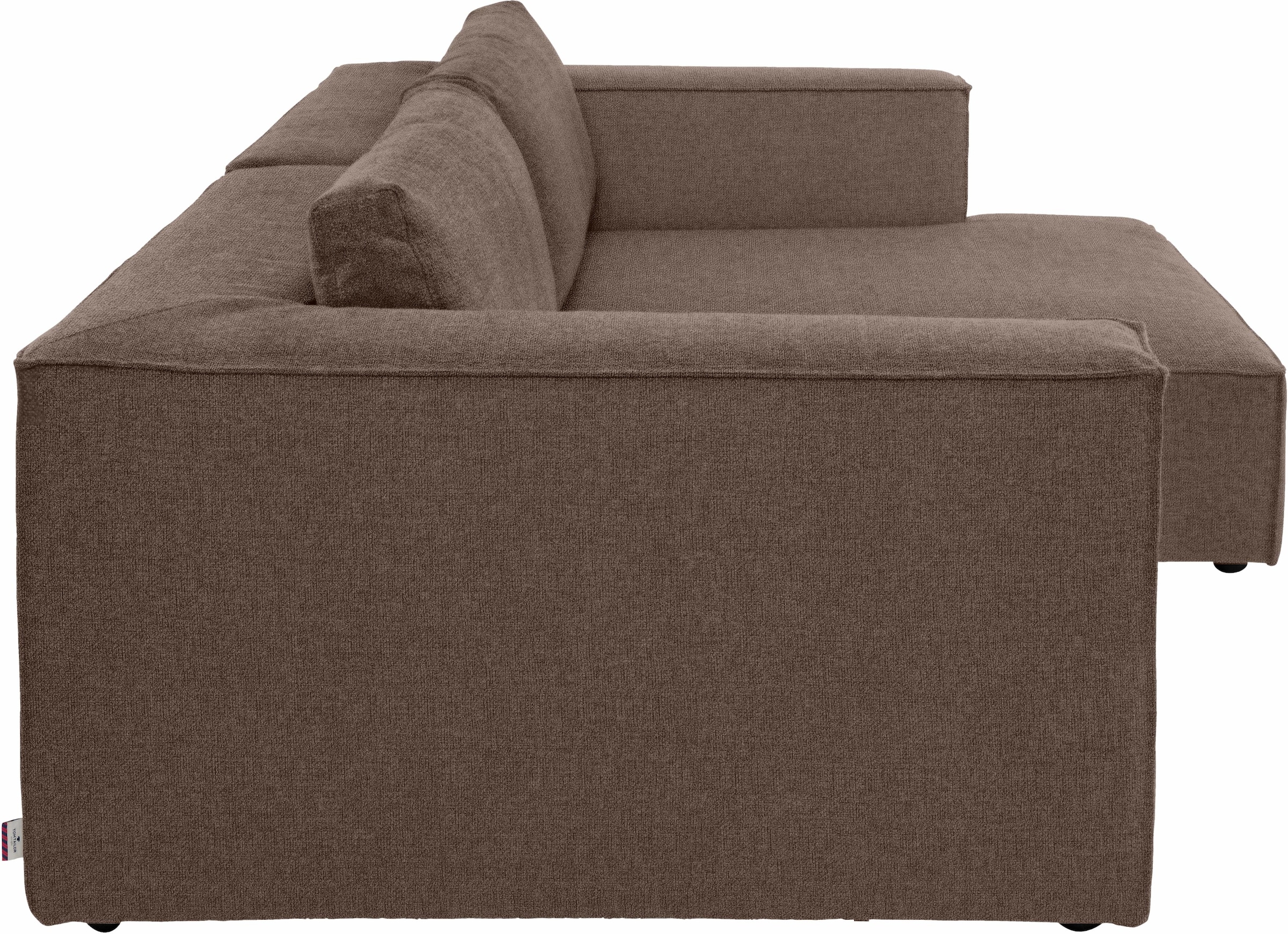 TOM TAILOR HOME Ecksofa »Big Cube Style«, (2 St.), mit cleanen Stegkissen, extra große Sitztiefe, Breite 270cm