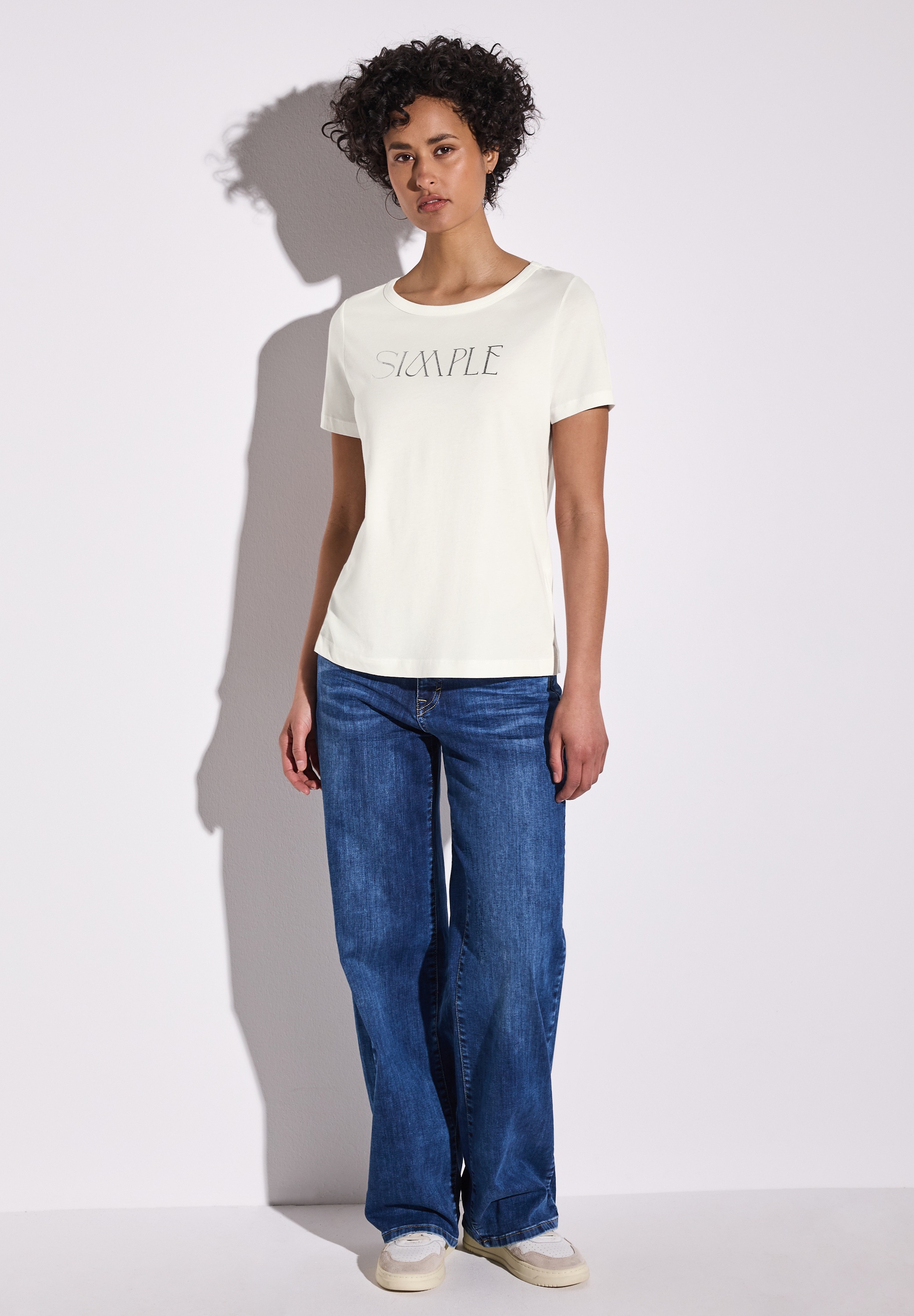 STREET ONE T-Shirt, mit Rundhalsausschnitt